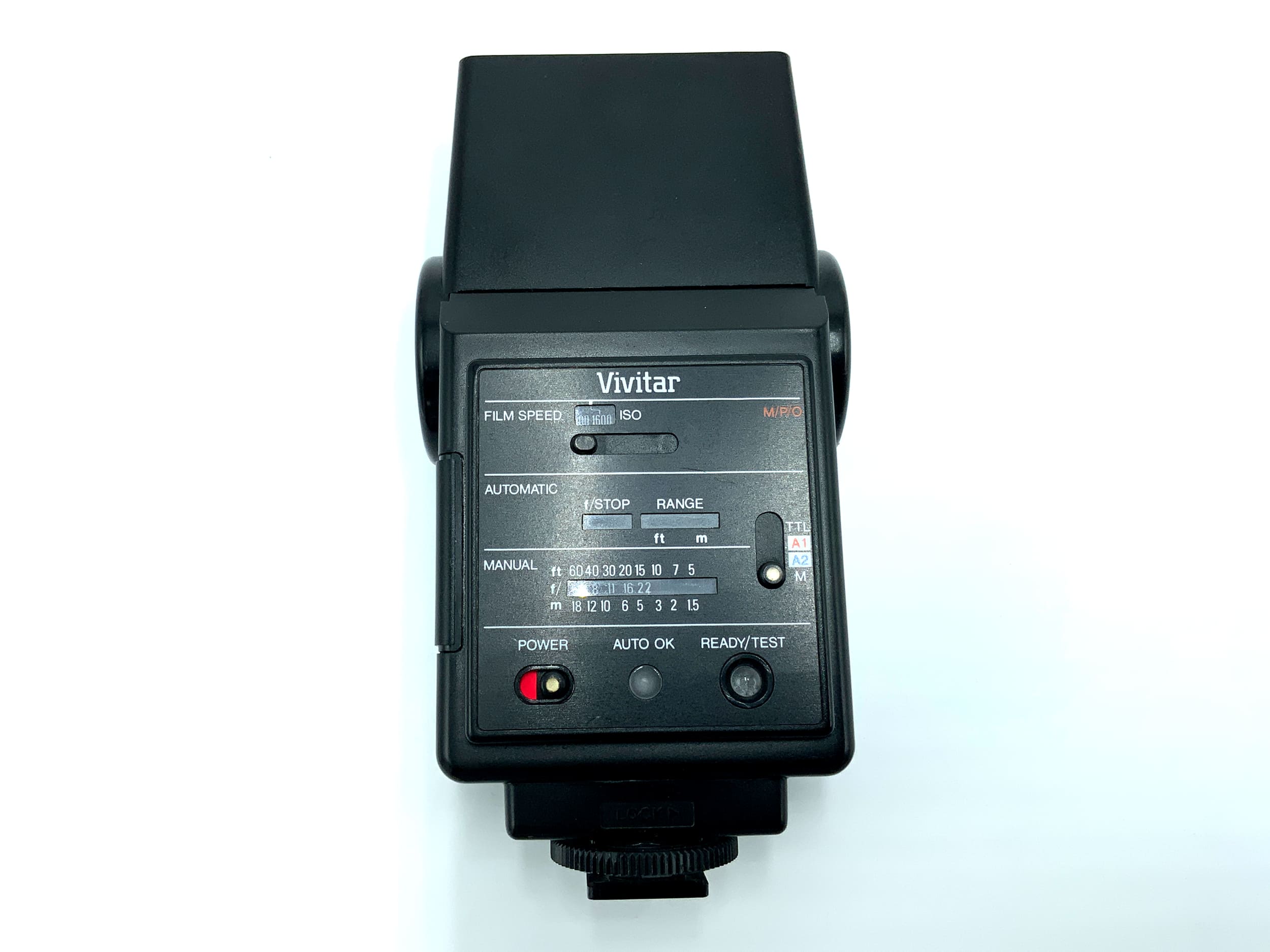 Vivitar Auto Thyristor 550 FD Blitzgerät Für Canon EOS Kamera Blitz Flash