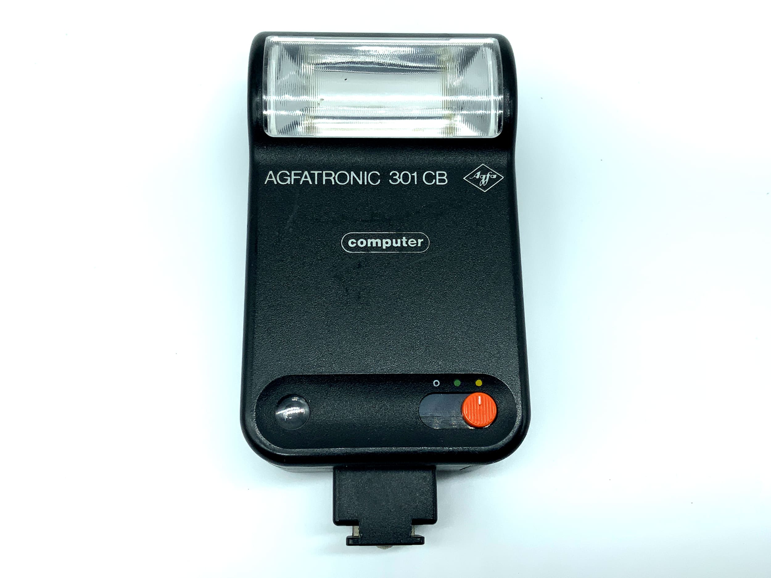 Agfa Agfatronic 301 CB Blitzgerät Universal Mittelkontakt Kamera Blitz Flash