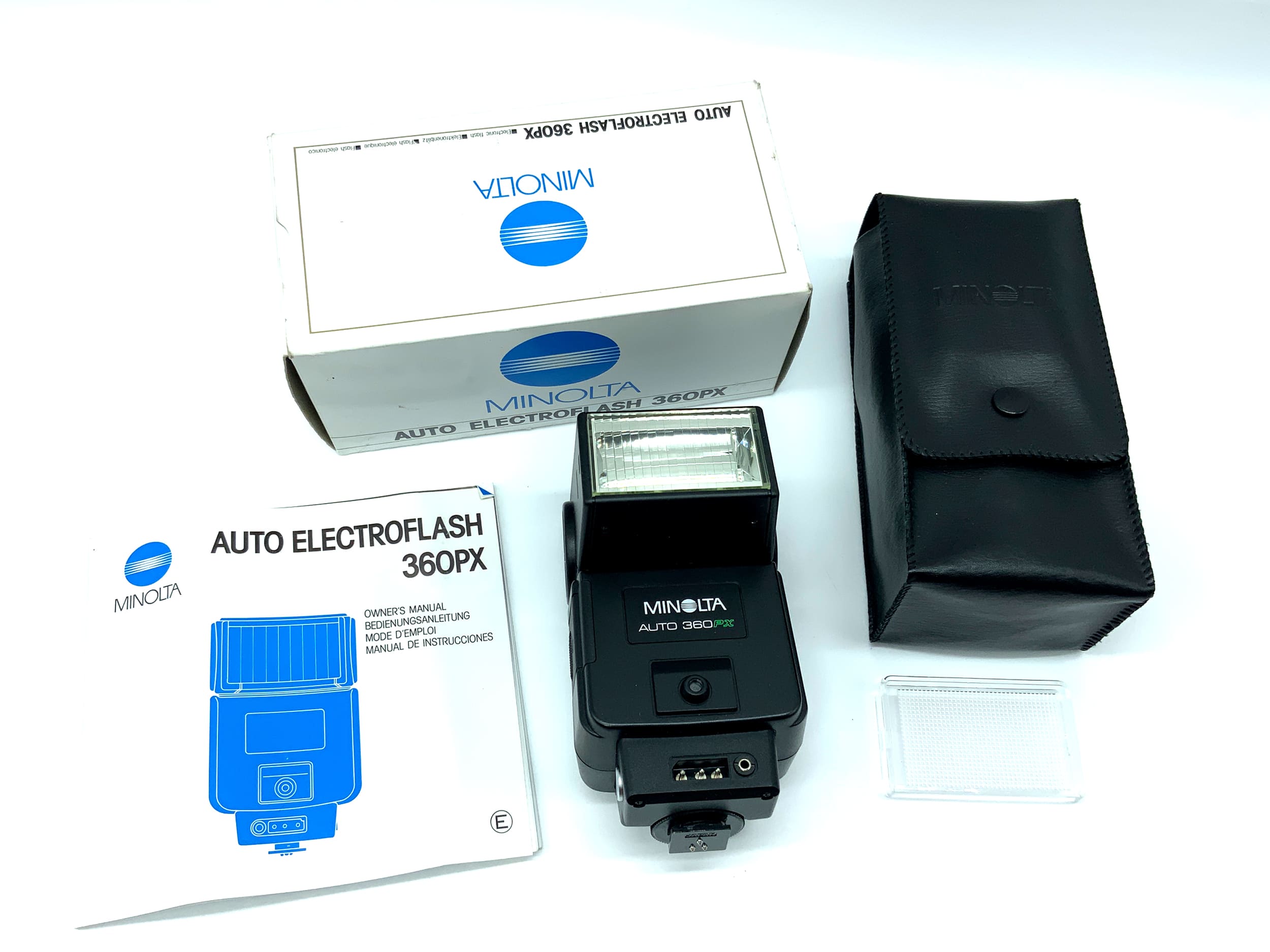 Minolta Auto Electroflas 360PX Blitzgerät Kamera Blitz Flash