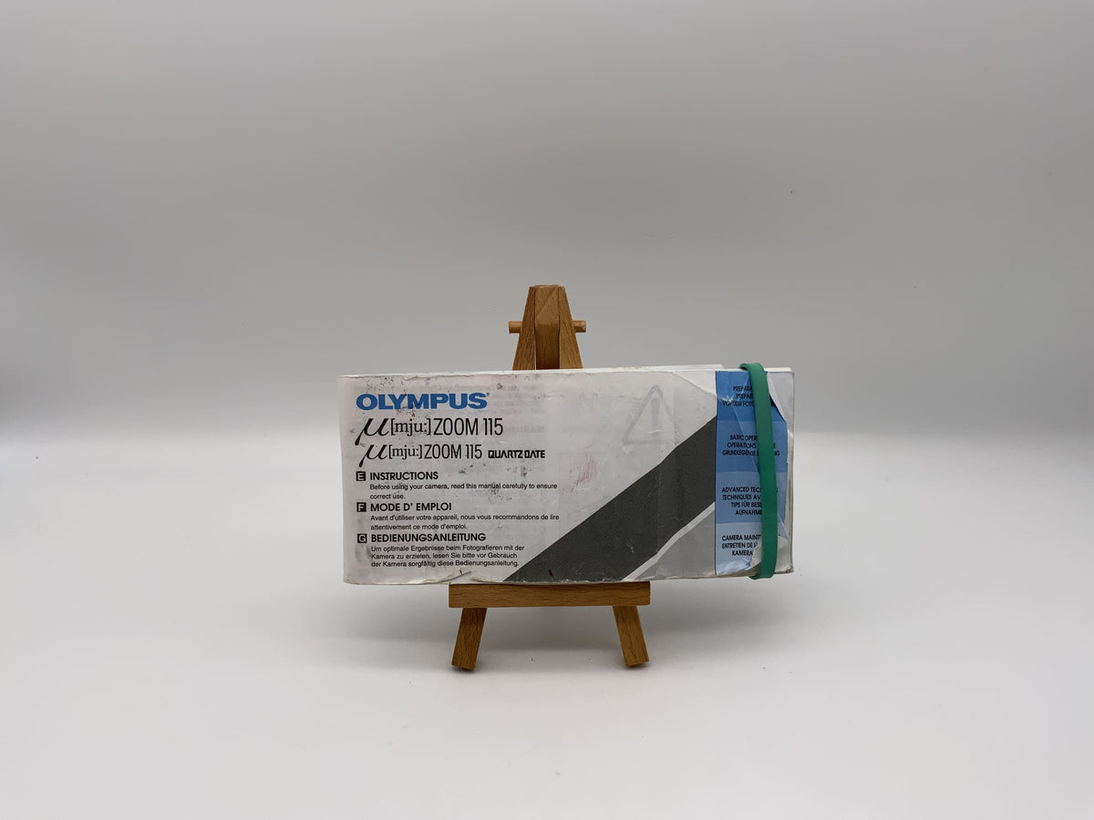 Manuel d'utilisation Olympus miju Zoom 115 Quartzdate (allemand)