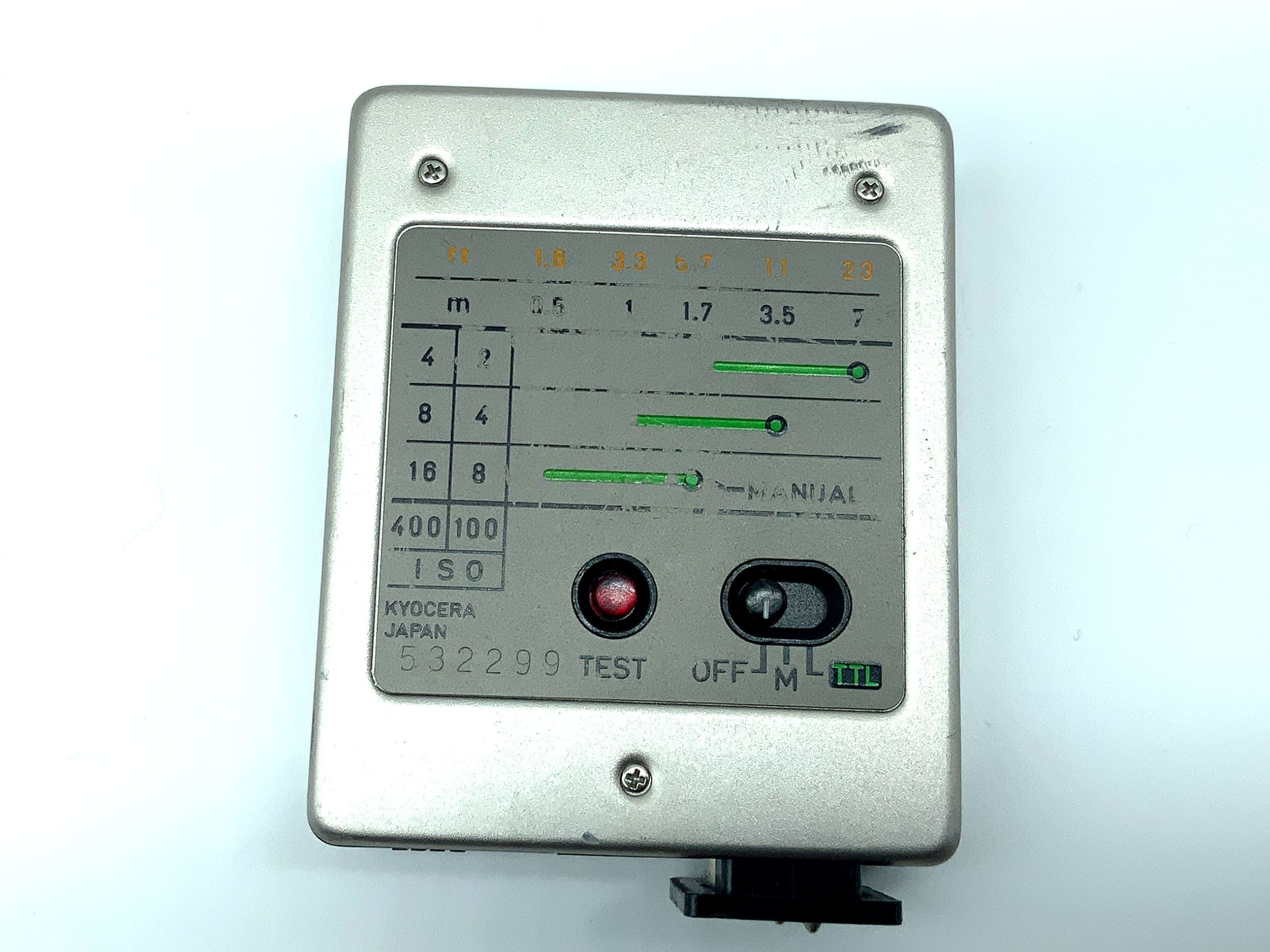 Contax TLA 140 Blitzgerät für G1 / G2 Kamera Blitz Aufsteckblitz Flash Licht