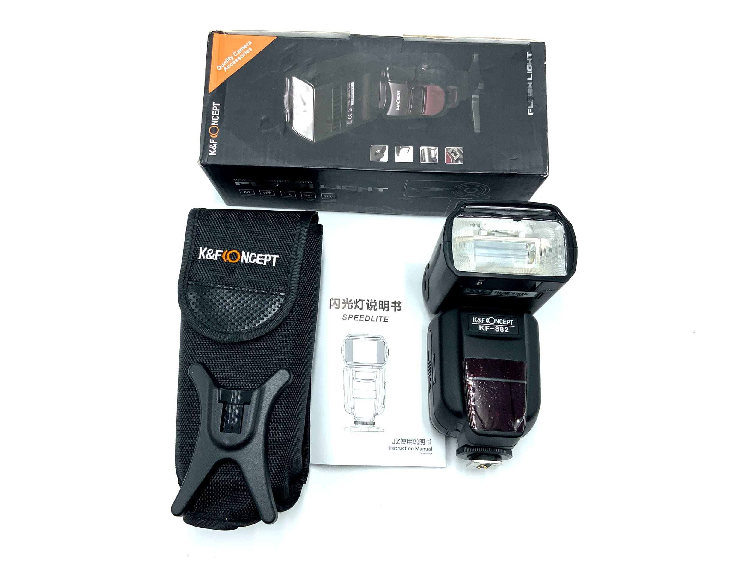 K&F Concept KF-882 Blitzgerät für Nikon in OVP Kamera Blitz Flash