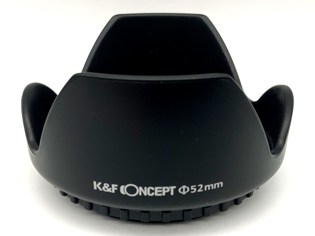 Pare-soleil K&amp;F Concept 52 mm à visser, en forme de tulipe