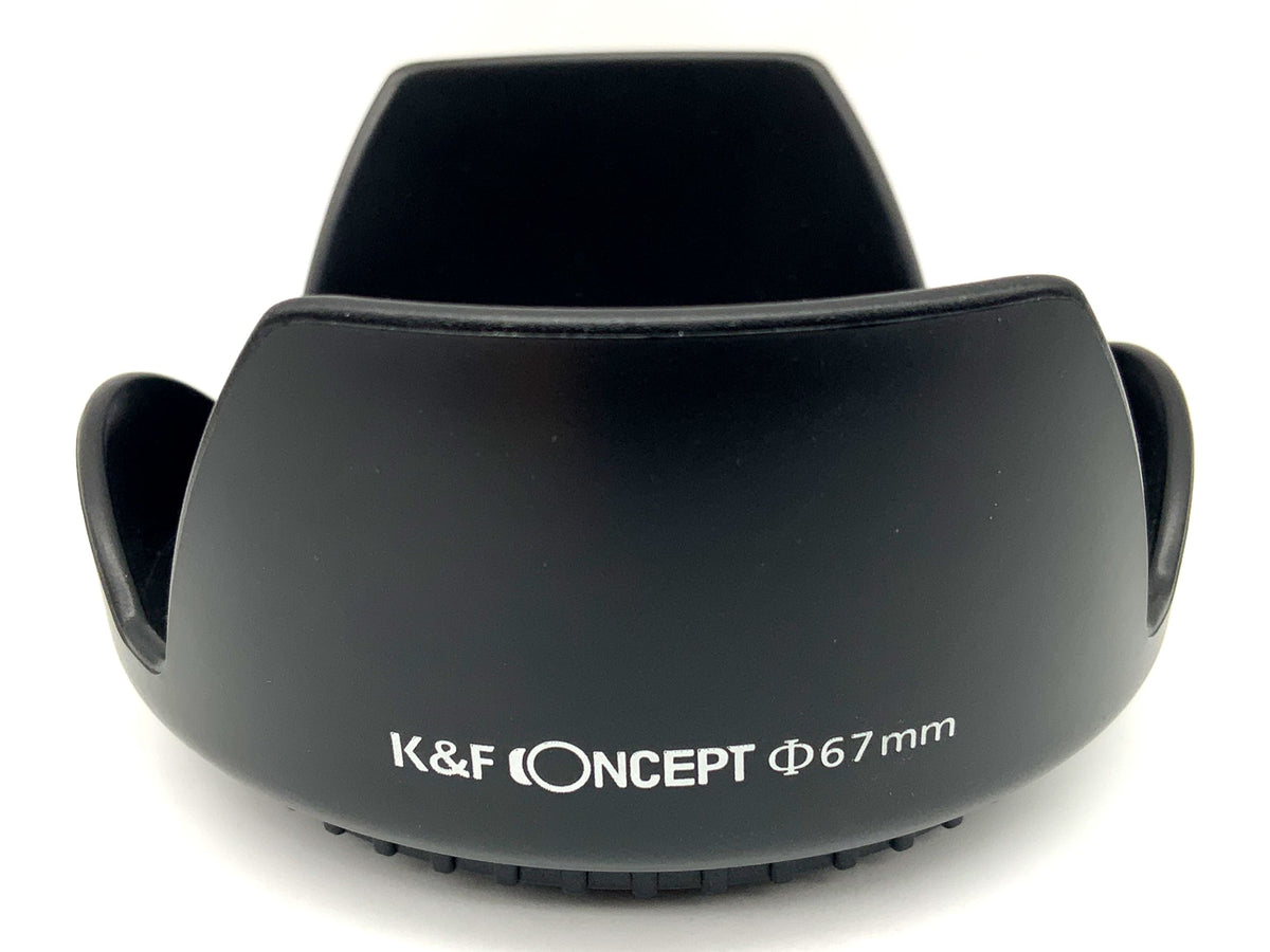 Pare-soleil K&amp;F Concept 67 mm à visser, en forme de tulipe