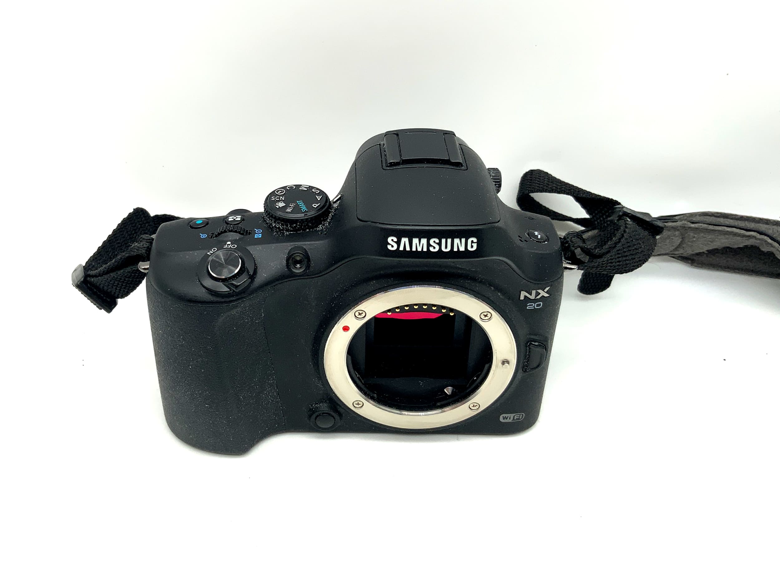 Samsung NX20 Systemkamera Samsung 1:3.5-5.6 18-55mm III OIS WiFi 20.3MP Full HD