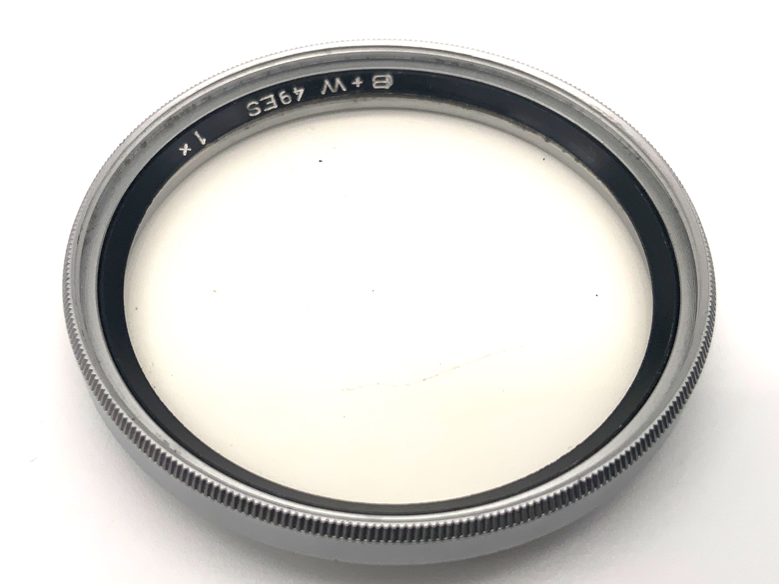 B+W UV 1x in Chrom Filter 49mm Kreisförmig Filtergewinde