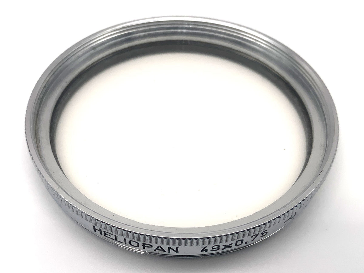 Heliopan UV 49x0,75 -0 in Chrom Filter 49mm Kreisförmig Filtergewinde