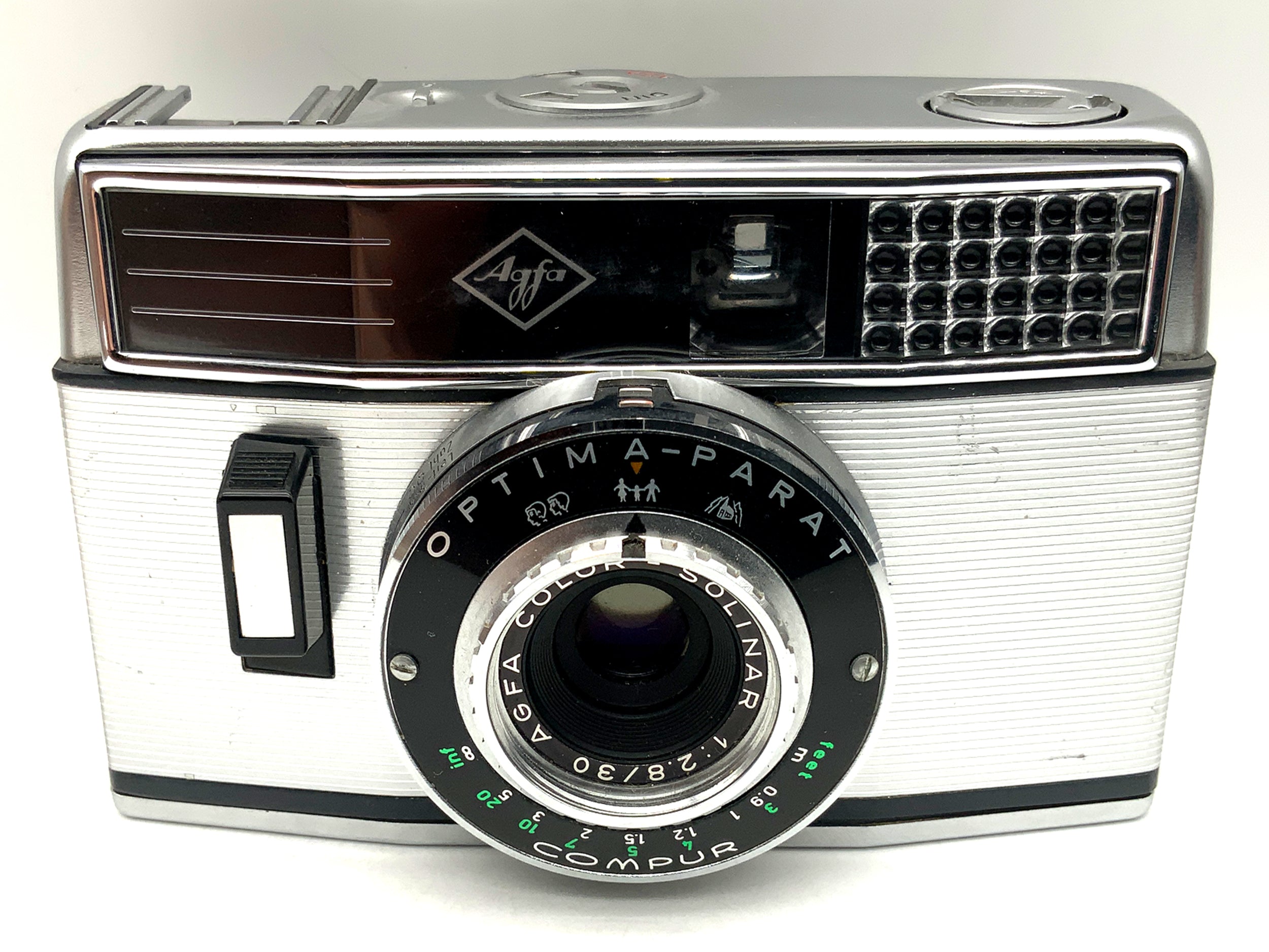 Agfa Optima-Parat Sucherkamera mit Color Solinar 1:2.8/30 Analogkamera