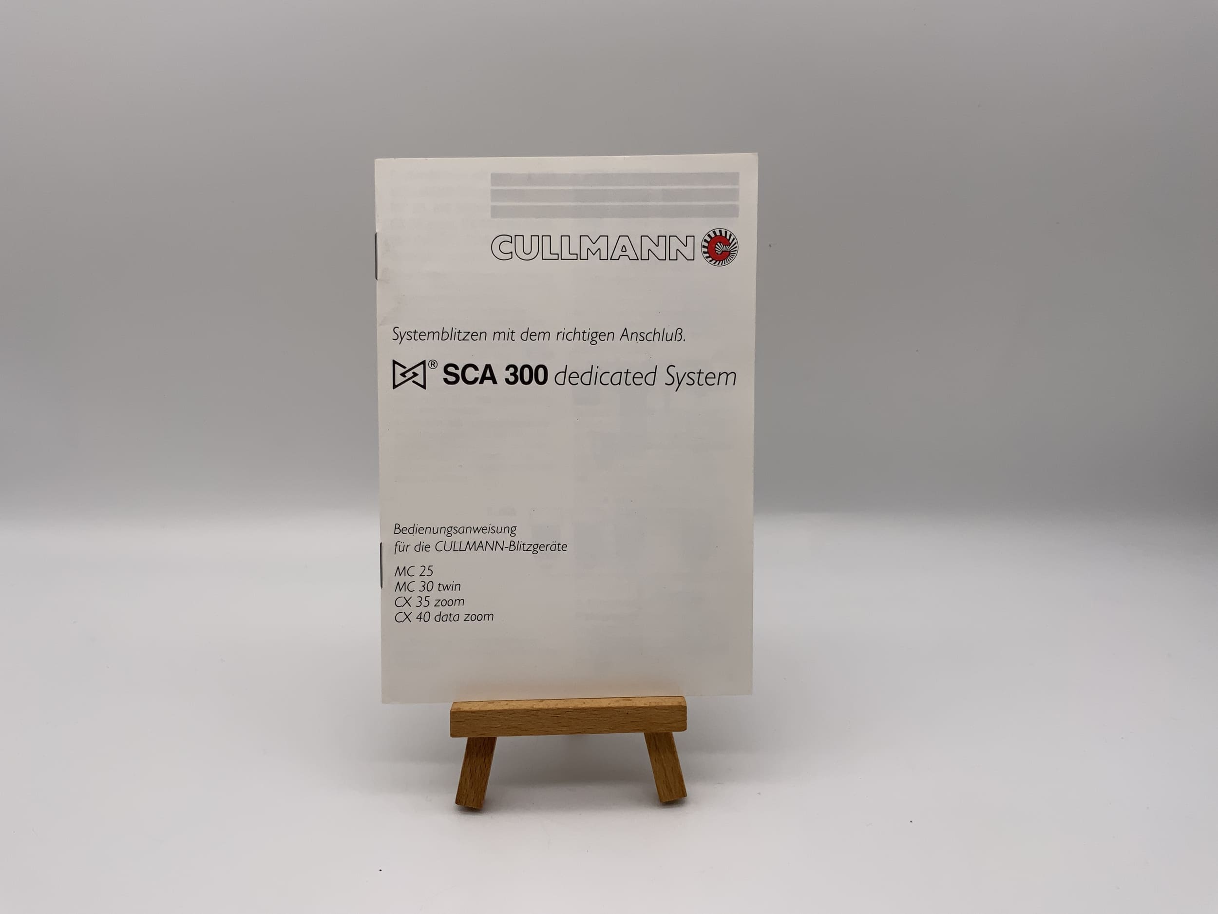 Cullmann SCA 300 für die Blitze MC25 MC30 CX35 CX 40 Bedienungsanleitung Deutsch