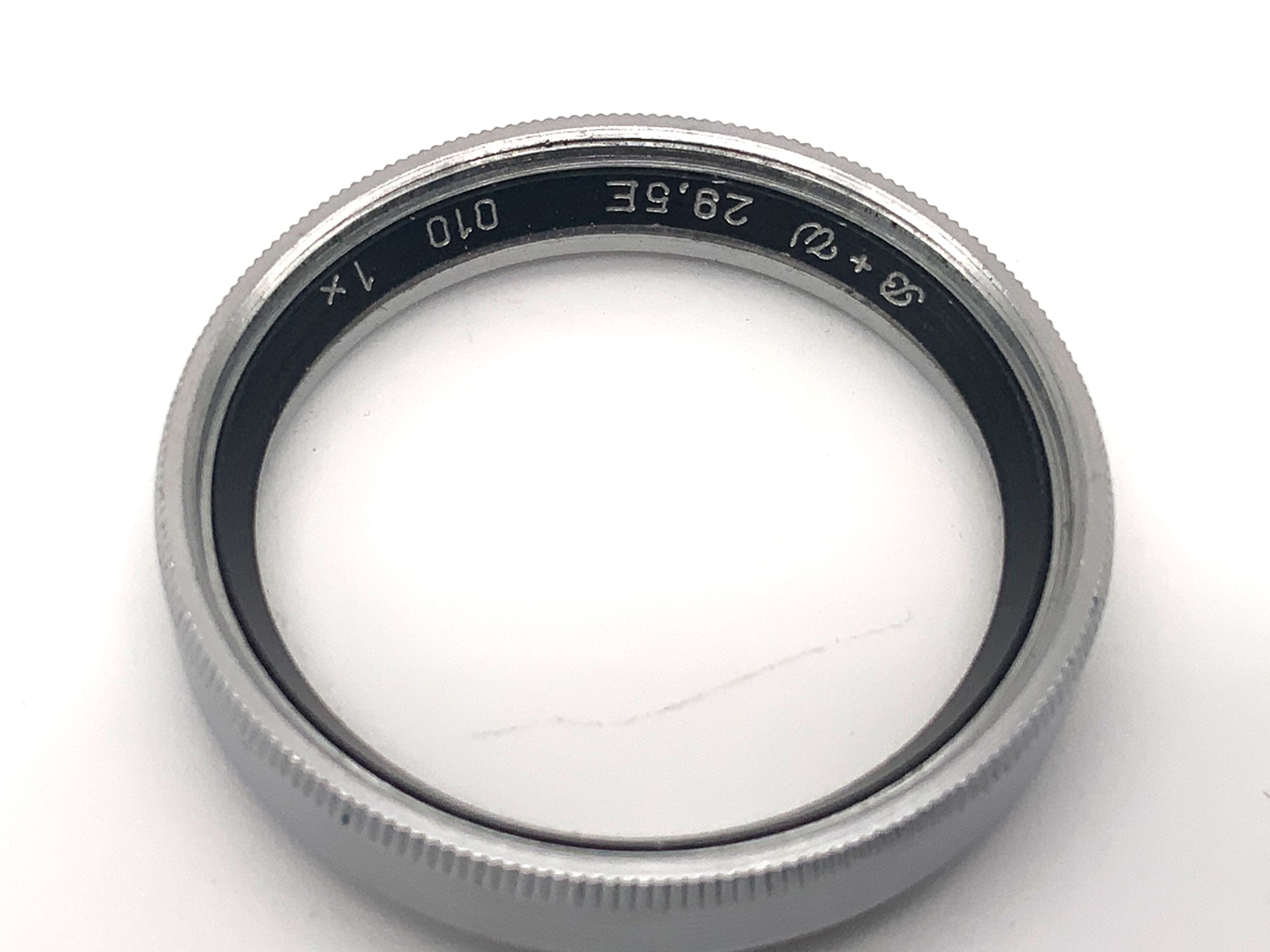 B+W UV 29,5E 010 1x in Chrom Filter 29,5mm Kreisförmig Filtergewinde