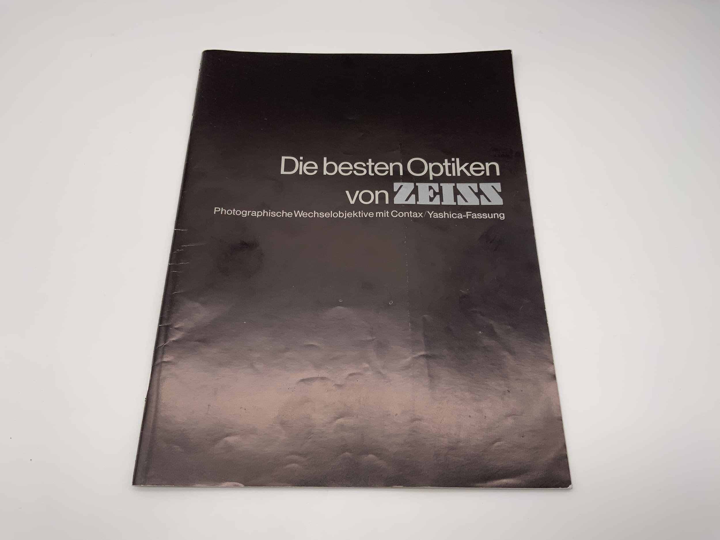 Zeiss Die besten Optiken - Wechselobjektive mit Contax/Yashica Katalog Deutsch