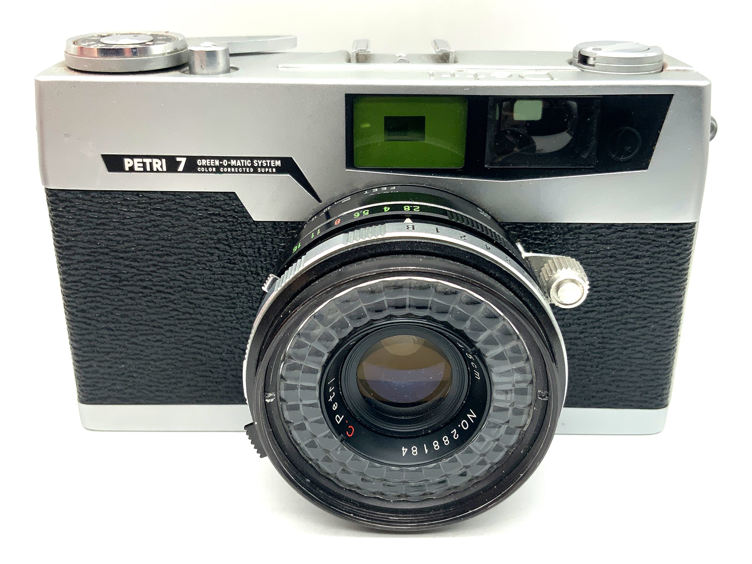 Petri 7 Sucherkamera mit C.Petri 1:2.8 f=4.5cm Green-O-Matic Analogkamera