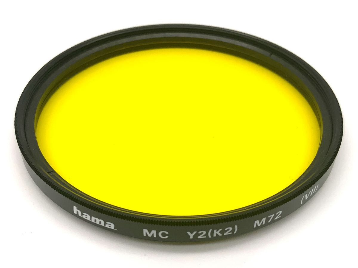 Hama Farbfilter MC Y2(K2) gelb/yellow M72 (VII) Filter 72mm Kreisförmig