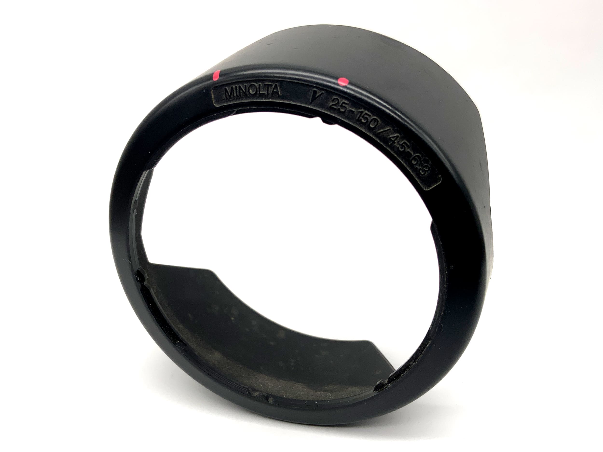 Minolta Vectic V 25-150 / 4.5-6.3 Gegenlichtblende lenshood Sonnenblende