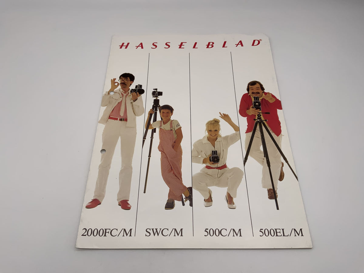 Catalogue Hasselblad 2000 FC/M SWC/M, 500 C/M, 500 EL/M (brochure en anglais)