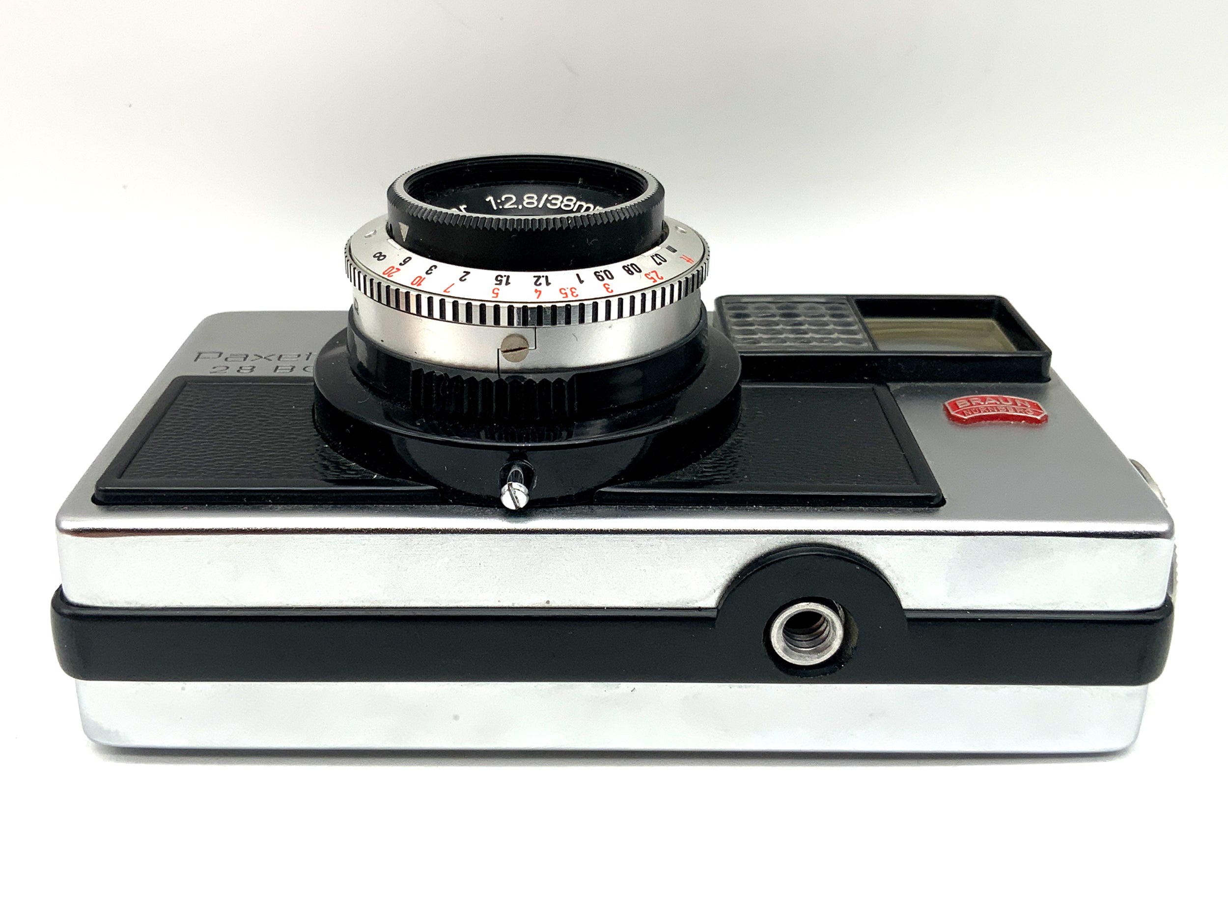 Braun Paxette 28BC Sucherkamera mit Trinar 1:2.8/38mm Compur !Beli Defekt!