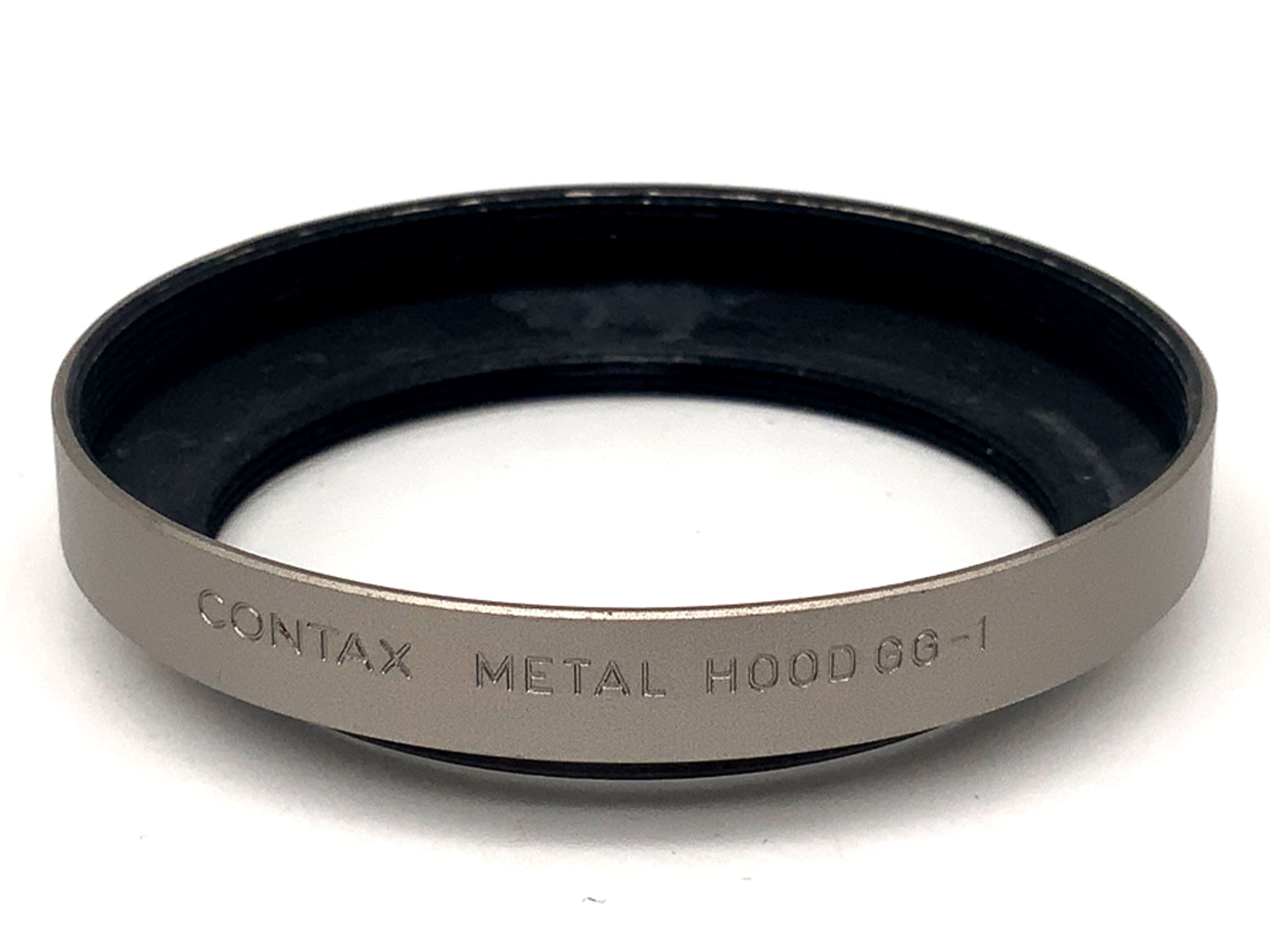 Contax GG-1 Gegenlichtblende Metal Hood Silber f. 28mm & 35mm Sonnenblende