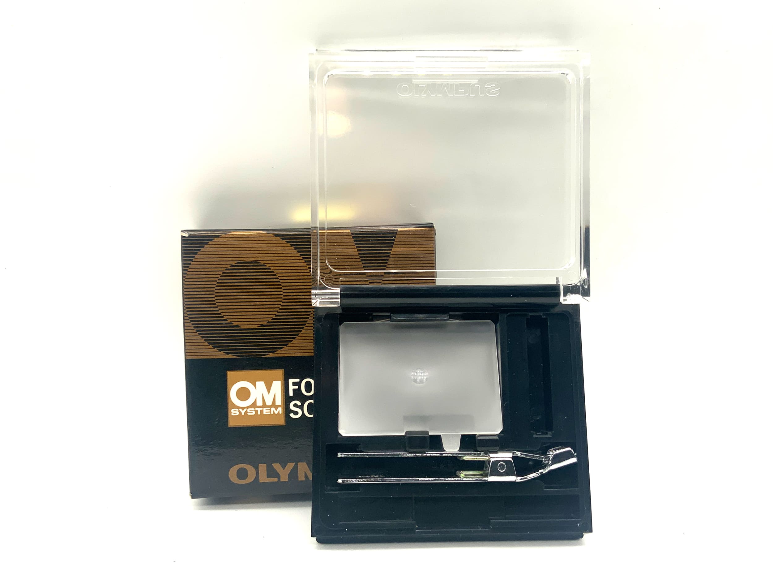 Olympus Focusing Screen 1-1 Mattscheibe Stellscheibe OM-1, OM-2, OM-2n etc.