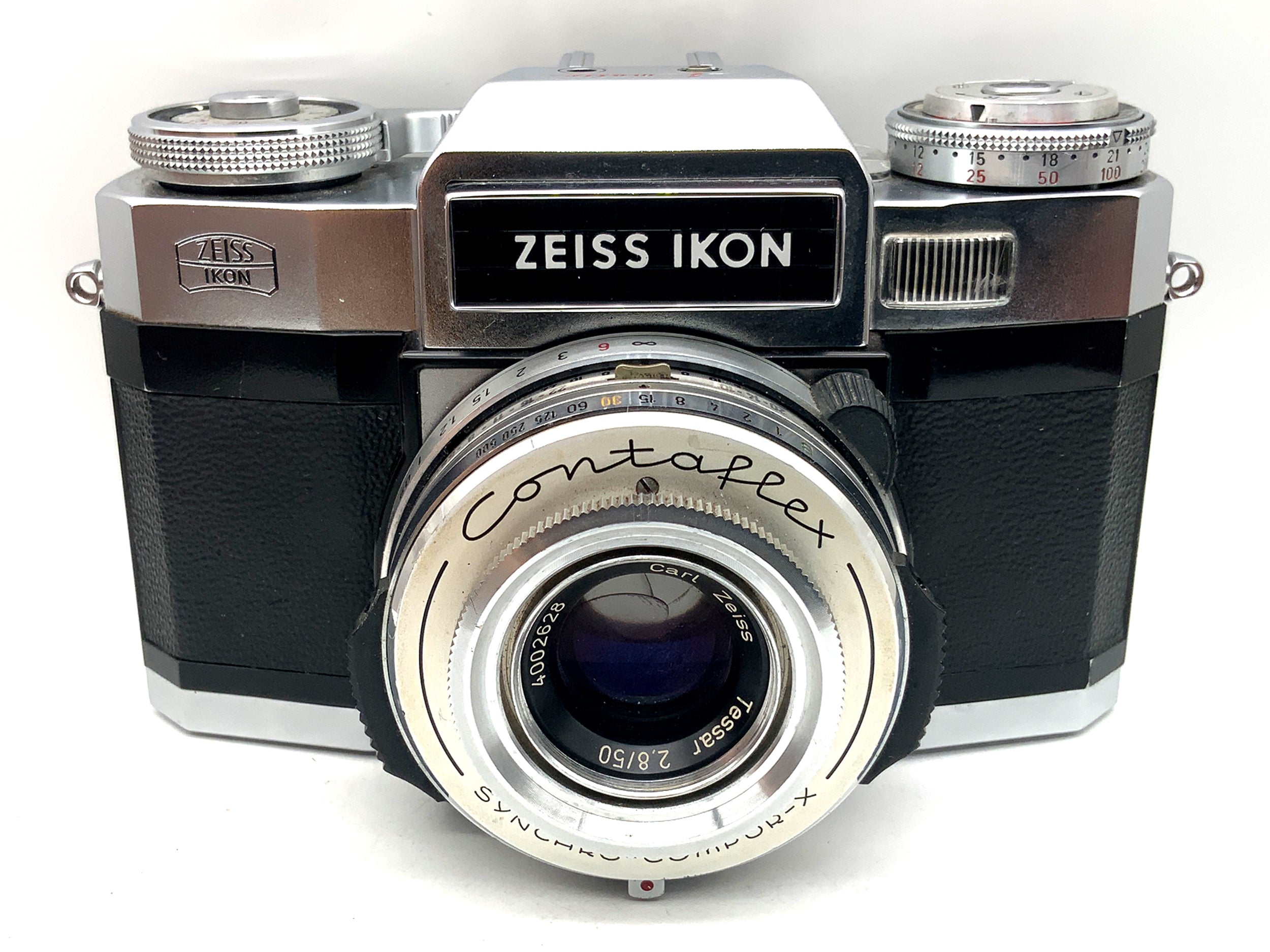 Zeiss Ikon Contaflex Super B SLR mit Tessar 2.8/50 Synchro Compur X 35mm analog