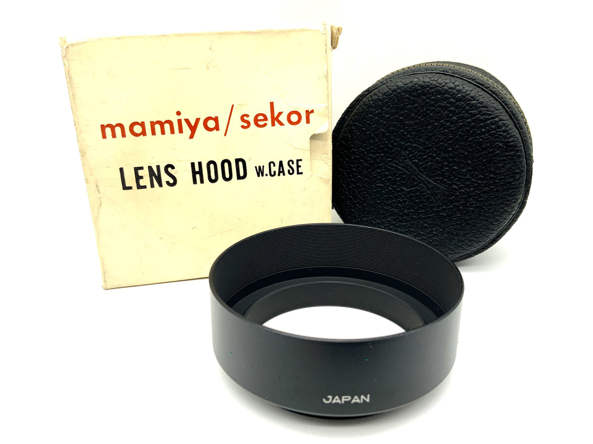 Mamiya Sekor 52mm Gegenlichtblende ?52 Metall mit Tasche und OVP Sonnenblende