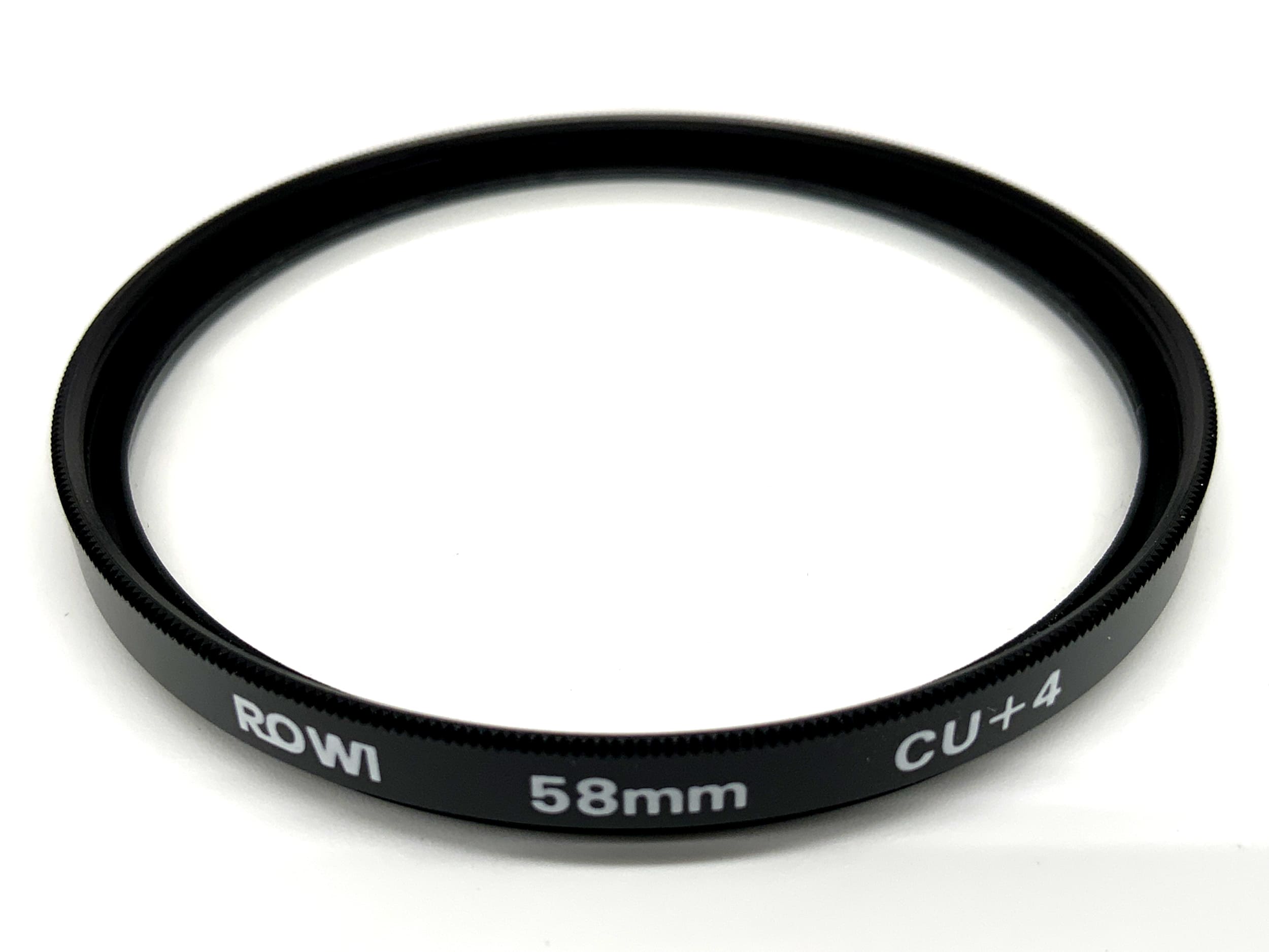 ROWI Nahlinse Close-Up CU+4 Filter 58mm Kreisförmig Filtergewinde