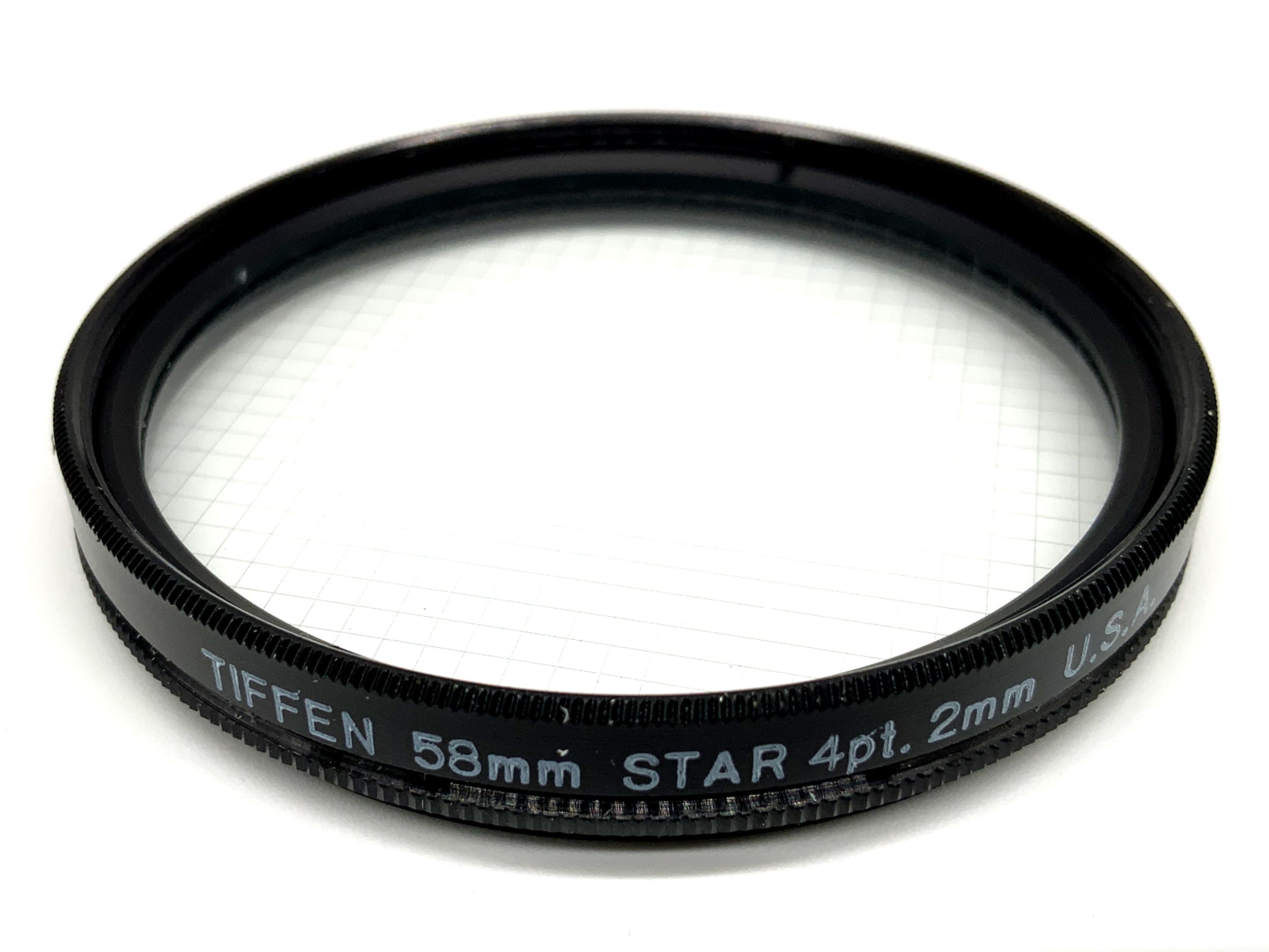 Tiffen Gitterfilter Star 4pt.2mm Filter 58mm Kreisförmig Filtergewinde