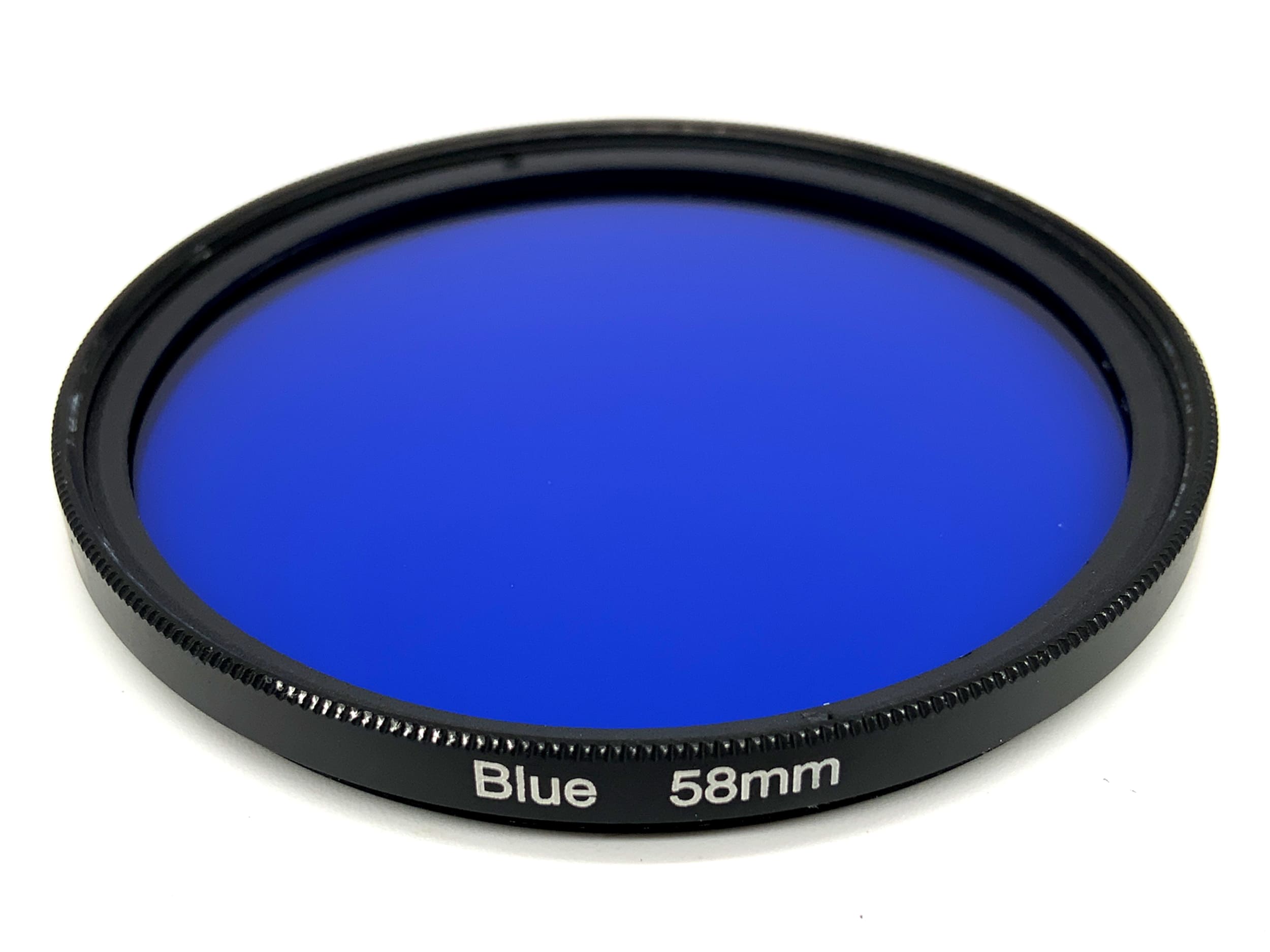 Farbfilter blau/blue Filter 58mm Kreisförmig Filtergewinde