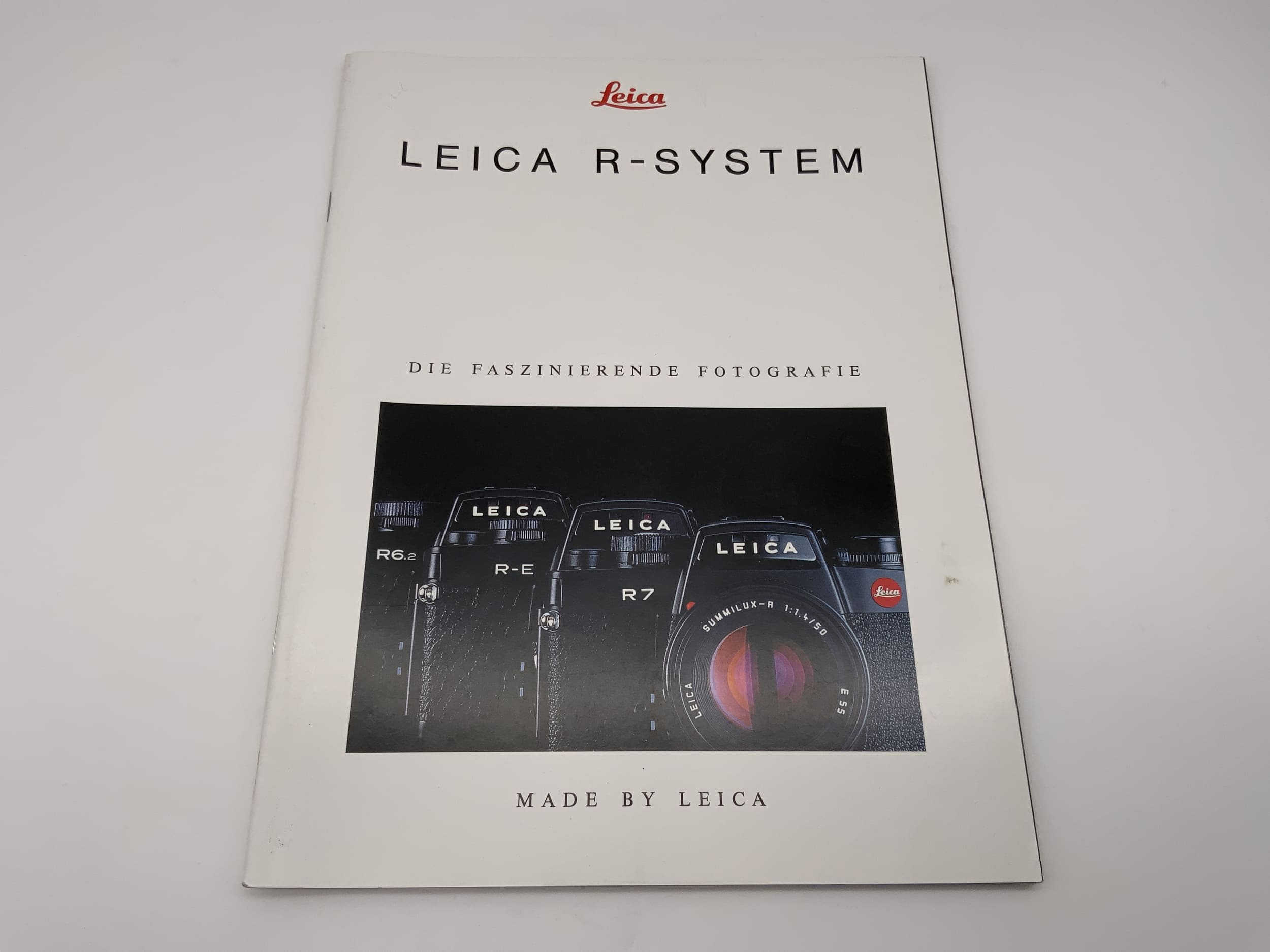 Leica R-System - Die faszinierende Fotografie made by Leica Bröschüre Deutsch