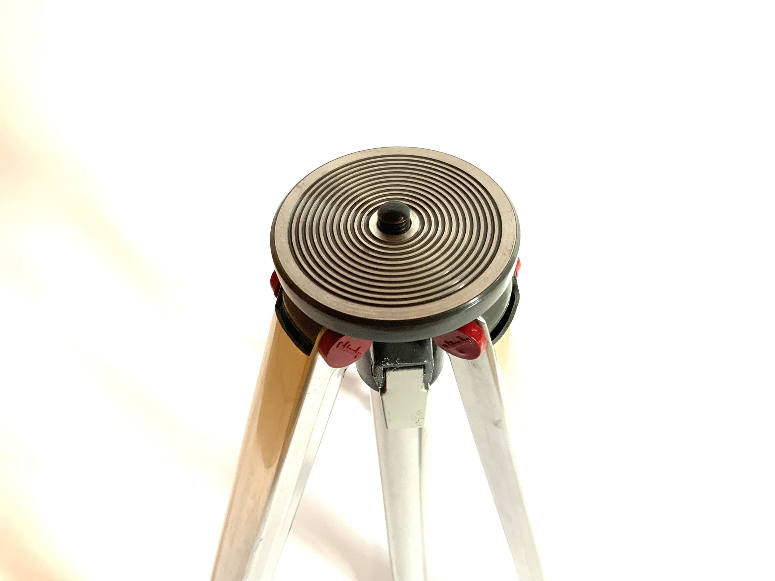 Schiansky Stativ silber Tripod Dreibein Fotostativ Kamerastativ