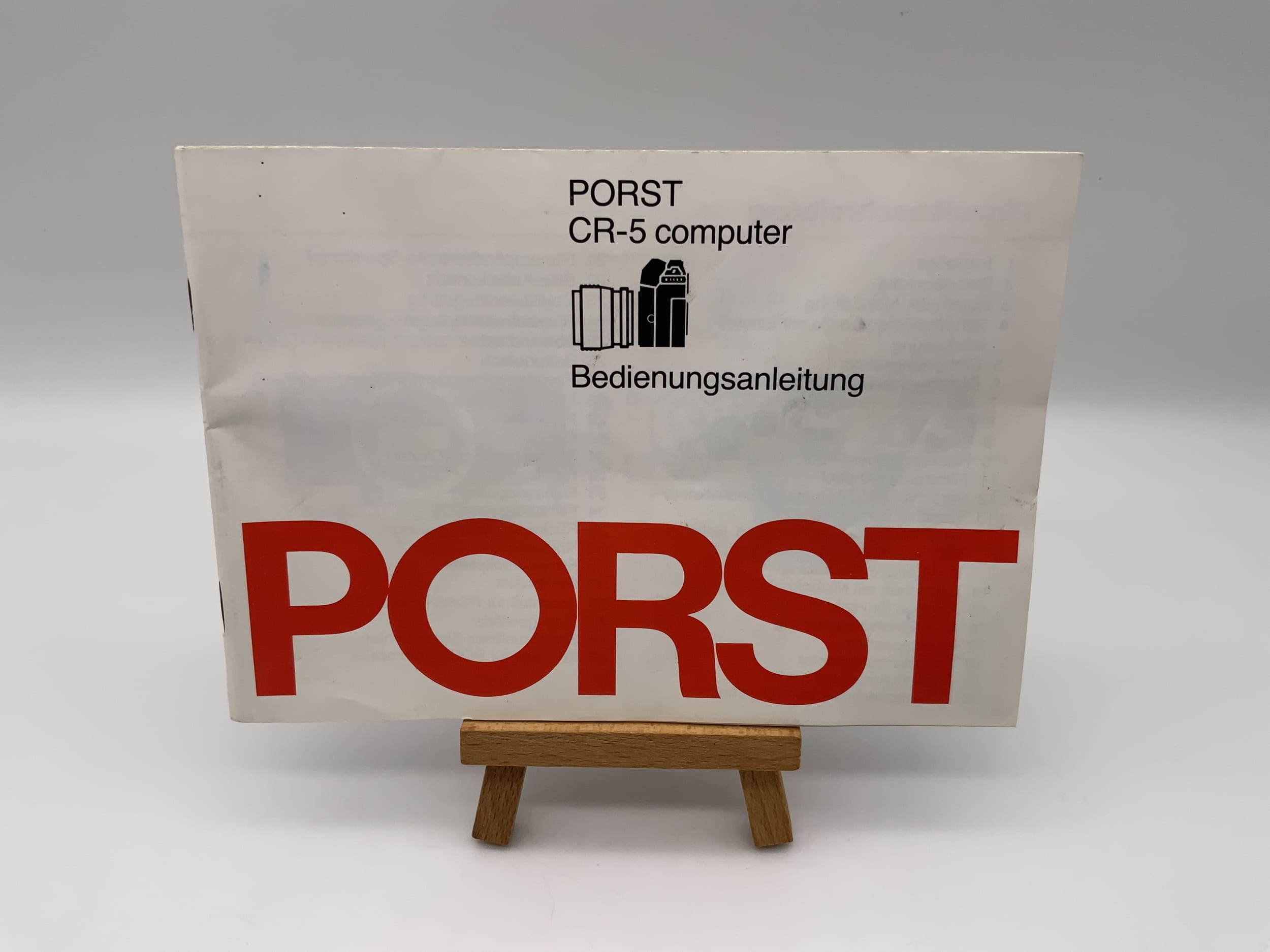 Porst CR-5 computer Bedienungsanleitung Deutsch Gebrauchsanweisung