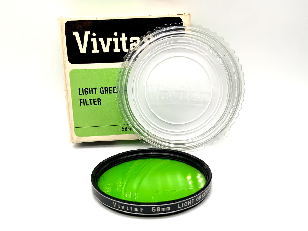 Vivitar Farbfilter light green-No.11 (X1) in OVP Filter 58mm Kreisförmig