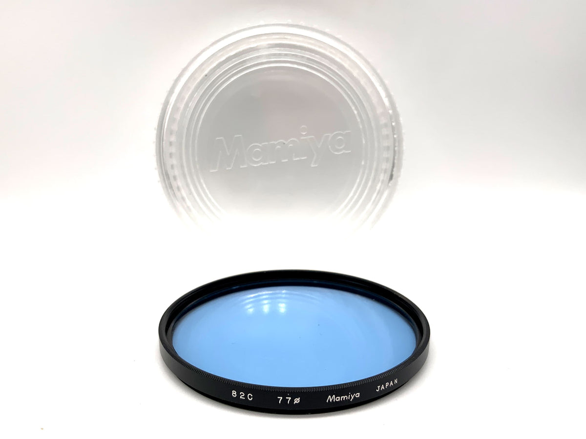 Mamiya Farbfilter 82C blau/blue in Box Filter 77mm Kreisförmig Filtergewinde
