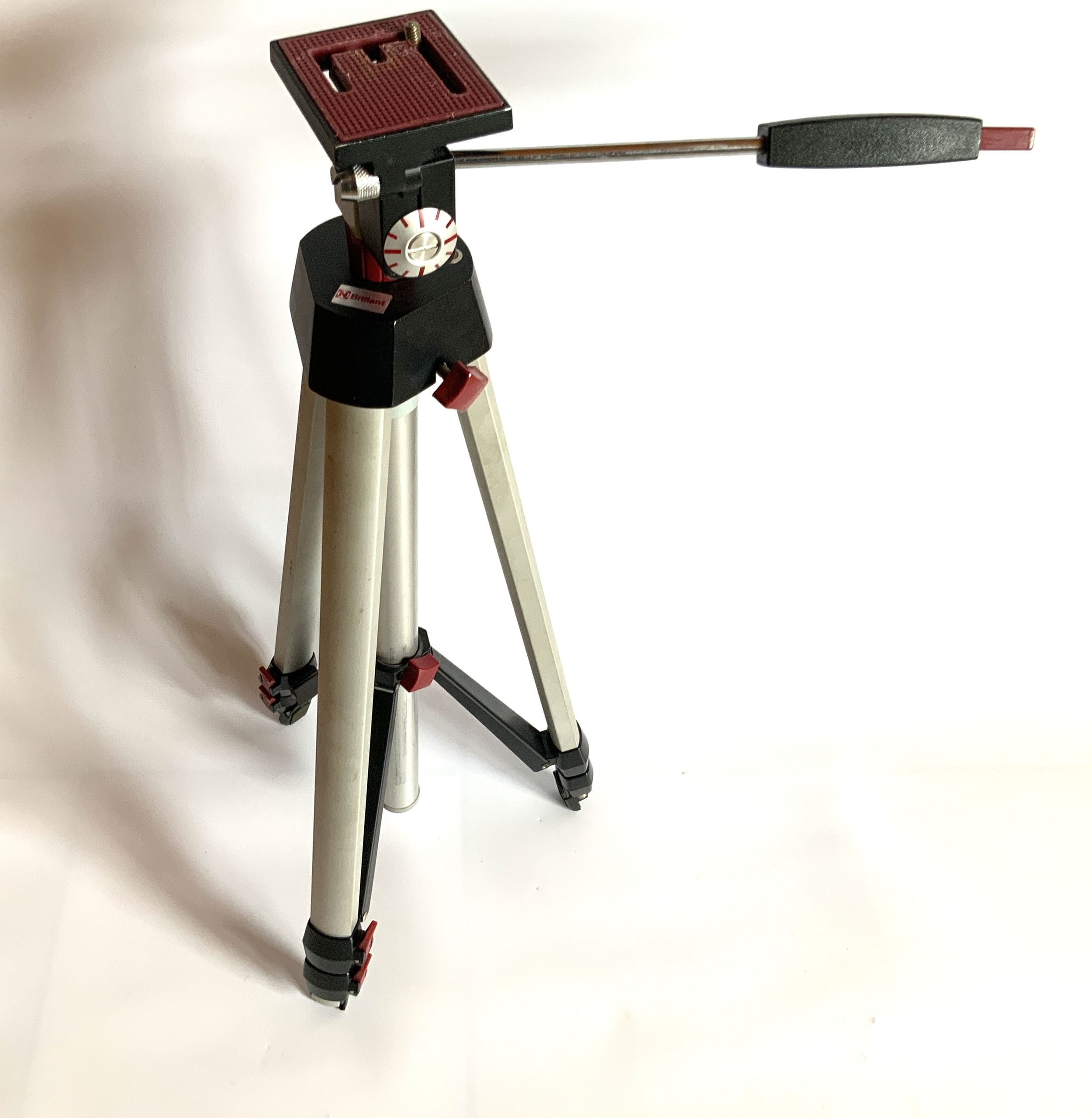 Brillant Stativ grau Tripod Dreibein Fotostativ Kamerastativ