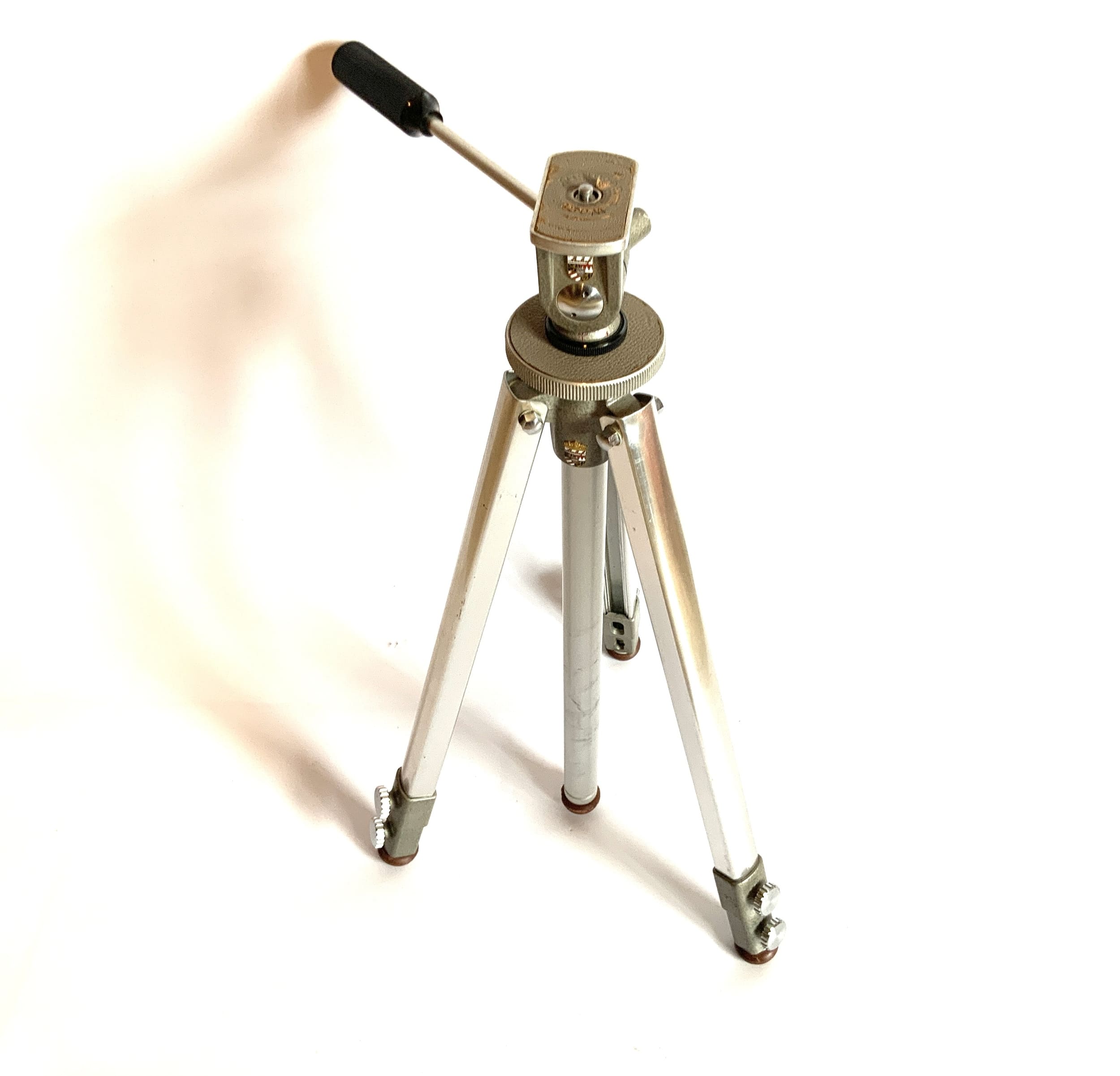 Linhof Stativ silber Tripod Dreibein Fotostativ Kamerastativ