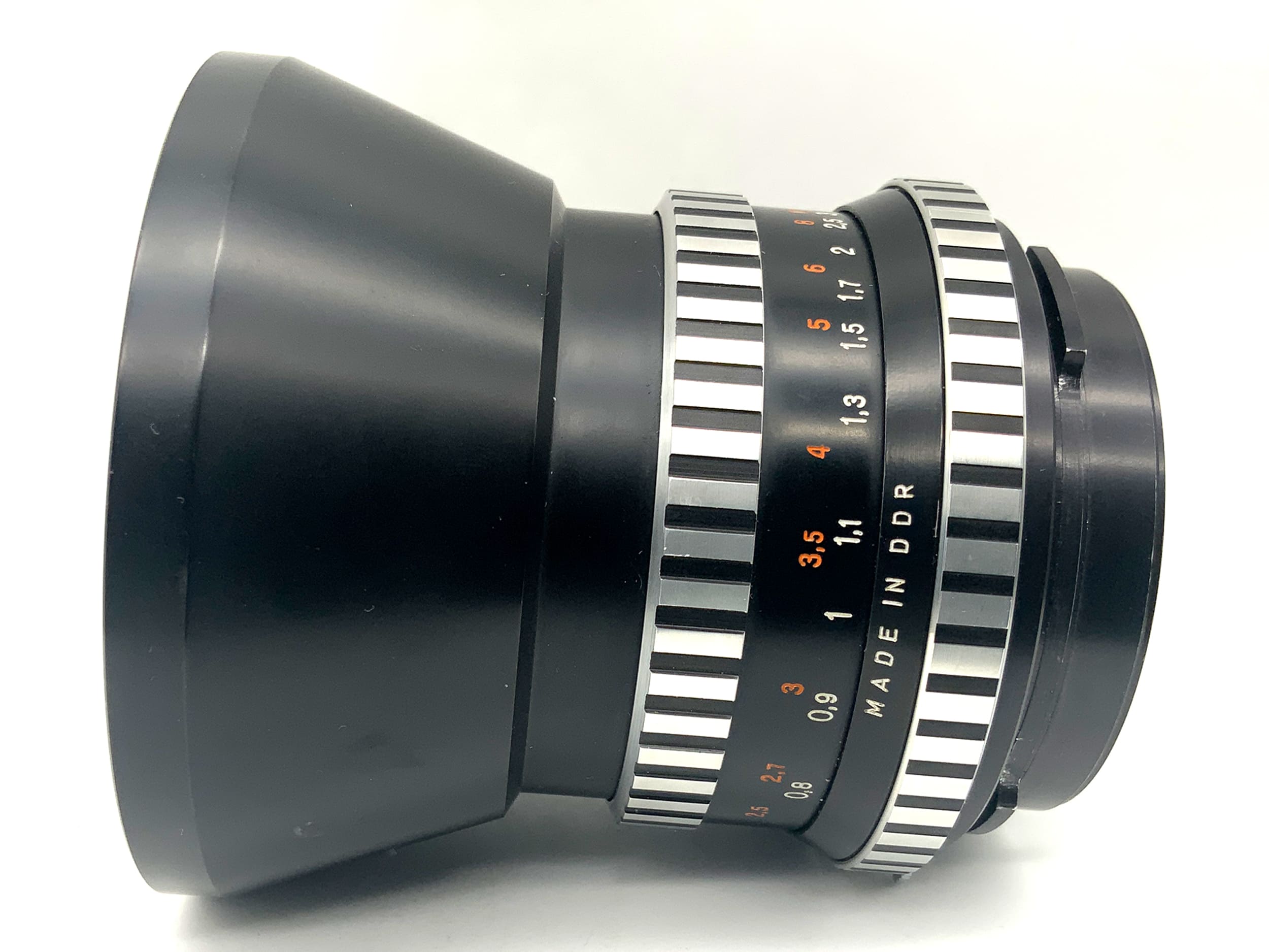 Carl Zeiss Jena Flektogon Zebra 50mm 1:4 Objektiv Festbrennweite (Pentacon Six)