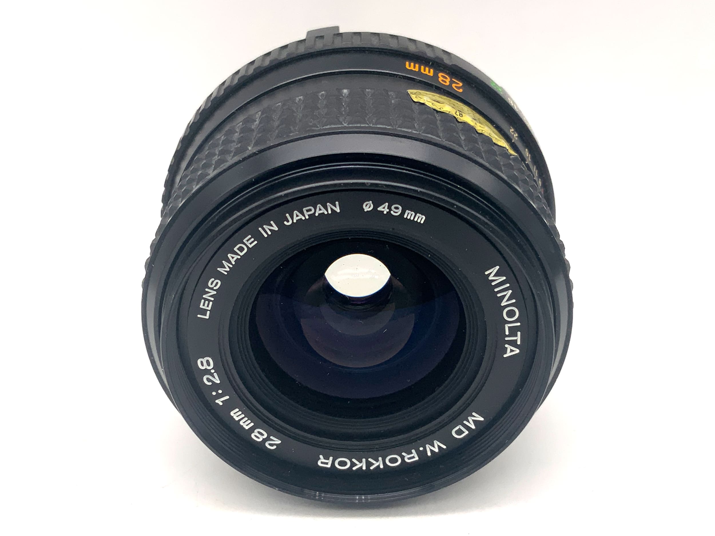 Objectif Minolta 28 mm 1:2.8 MD W.Rokkor Prime (Minolta MD)