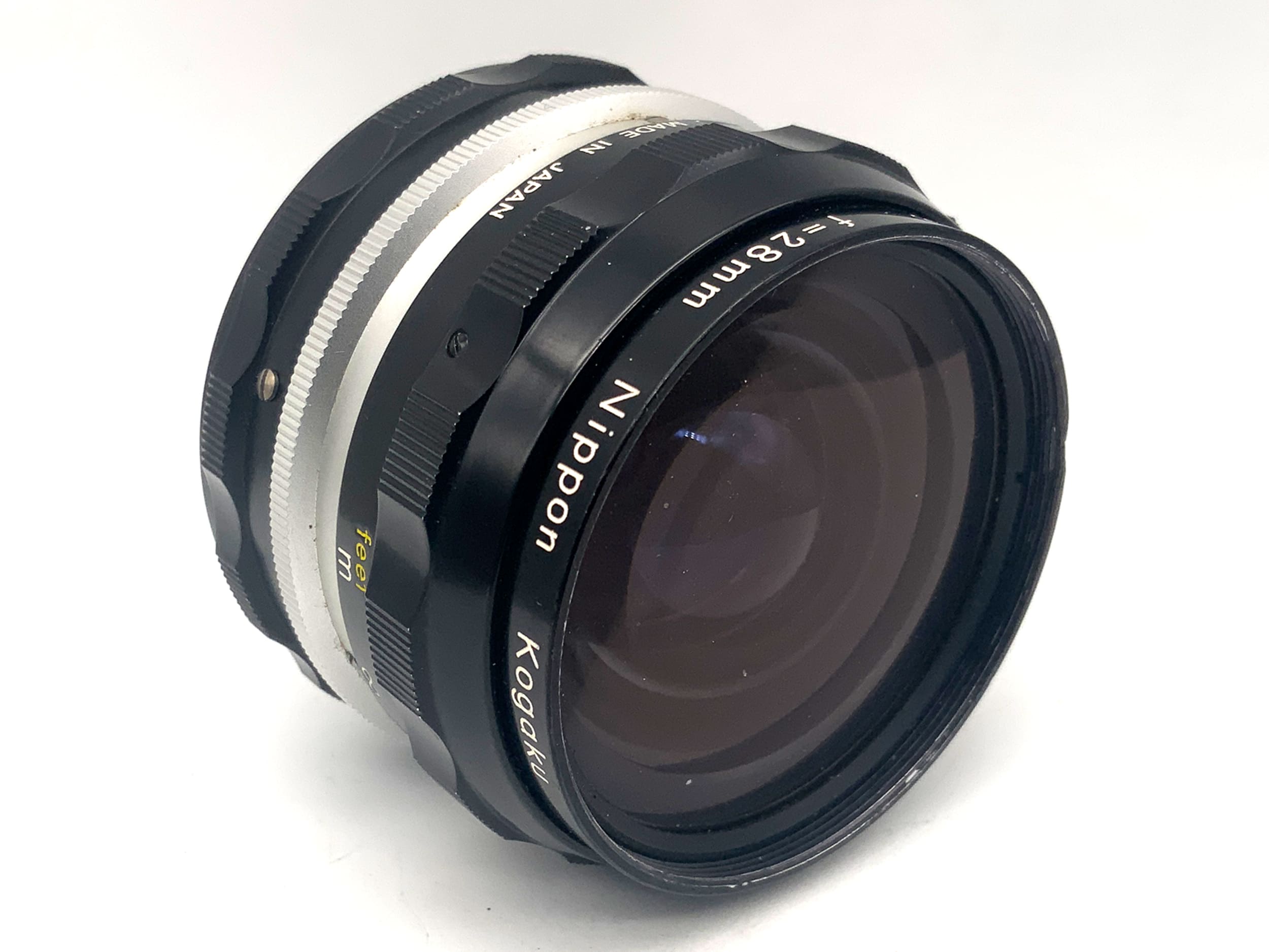 Objectif Nippon Kogaku 28 mm 1:3.5 Ai Nikkor-H à focale fixe automatique (Nikon F)