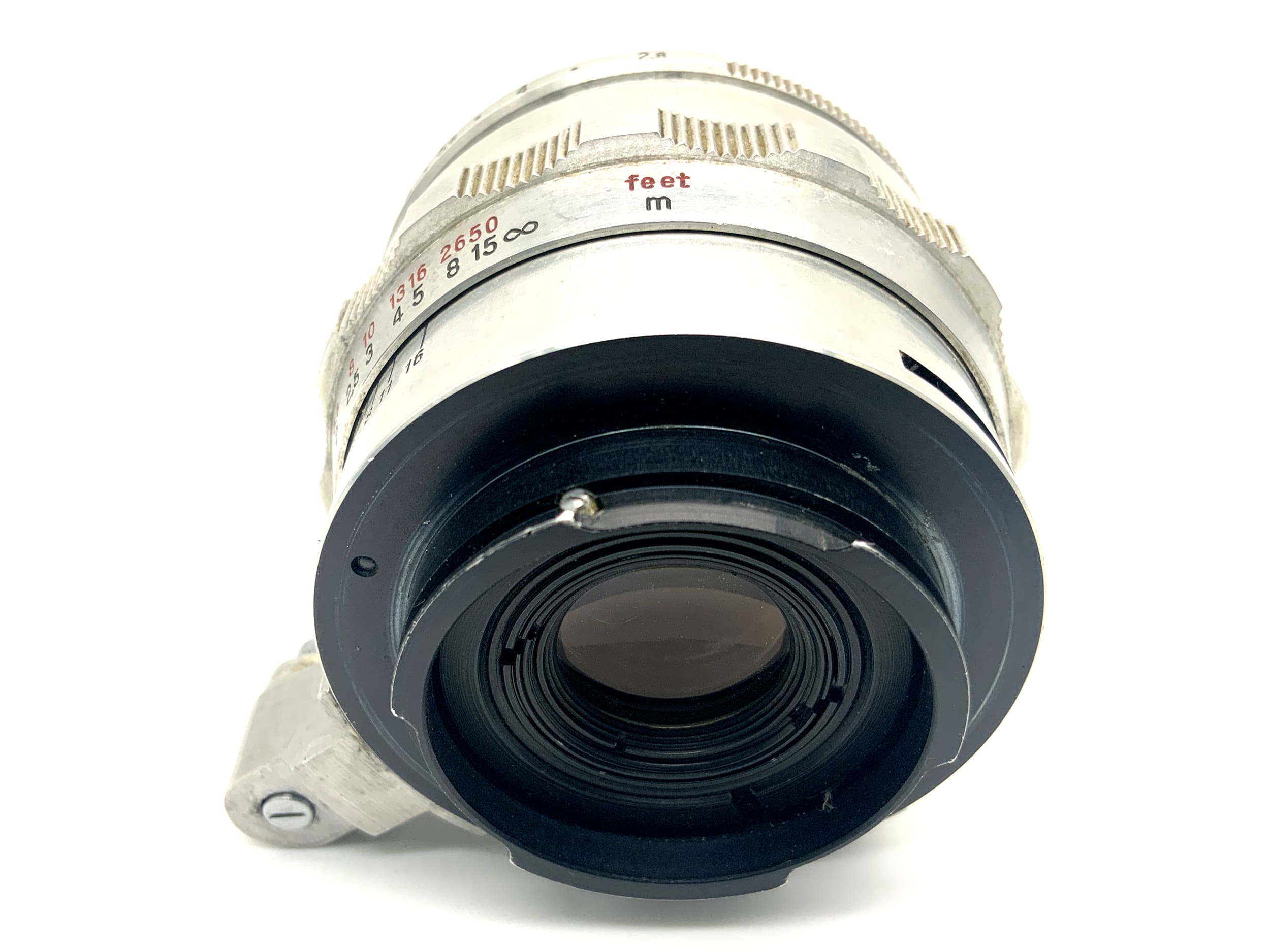 Carl Zeiss Jena Q1 Tessar 8 Blades Automatic red T 50mm 1:2.8 Objektiv (Exa)