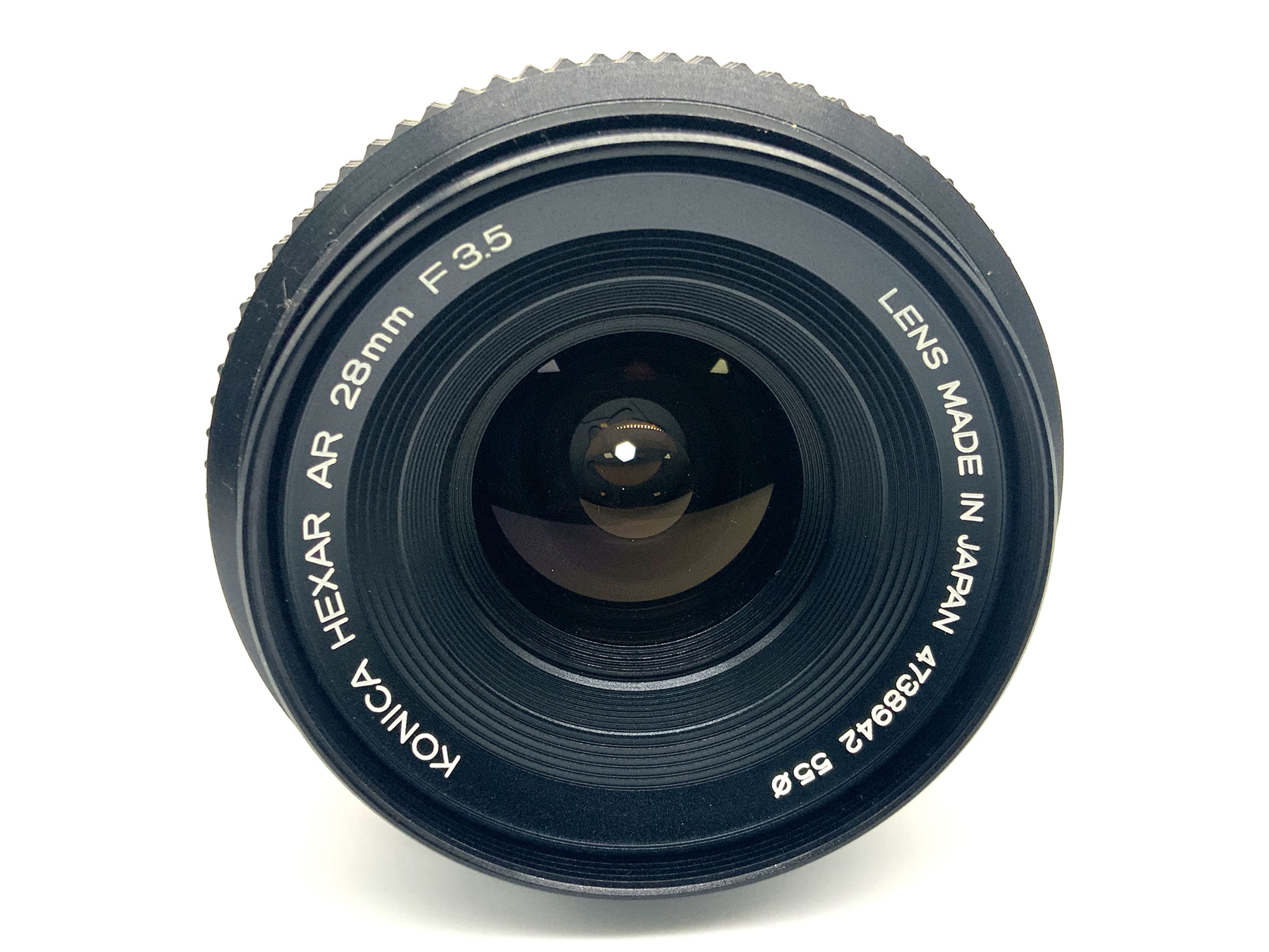 Konica Hexar AR 28mm 1:3.5 Objektiv Festbrennweite (Konica AR) Pilz!