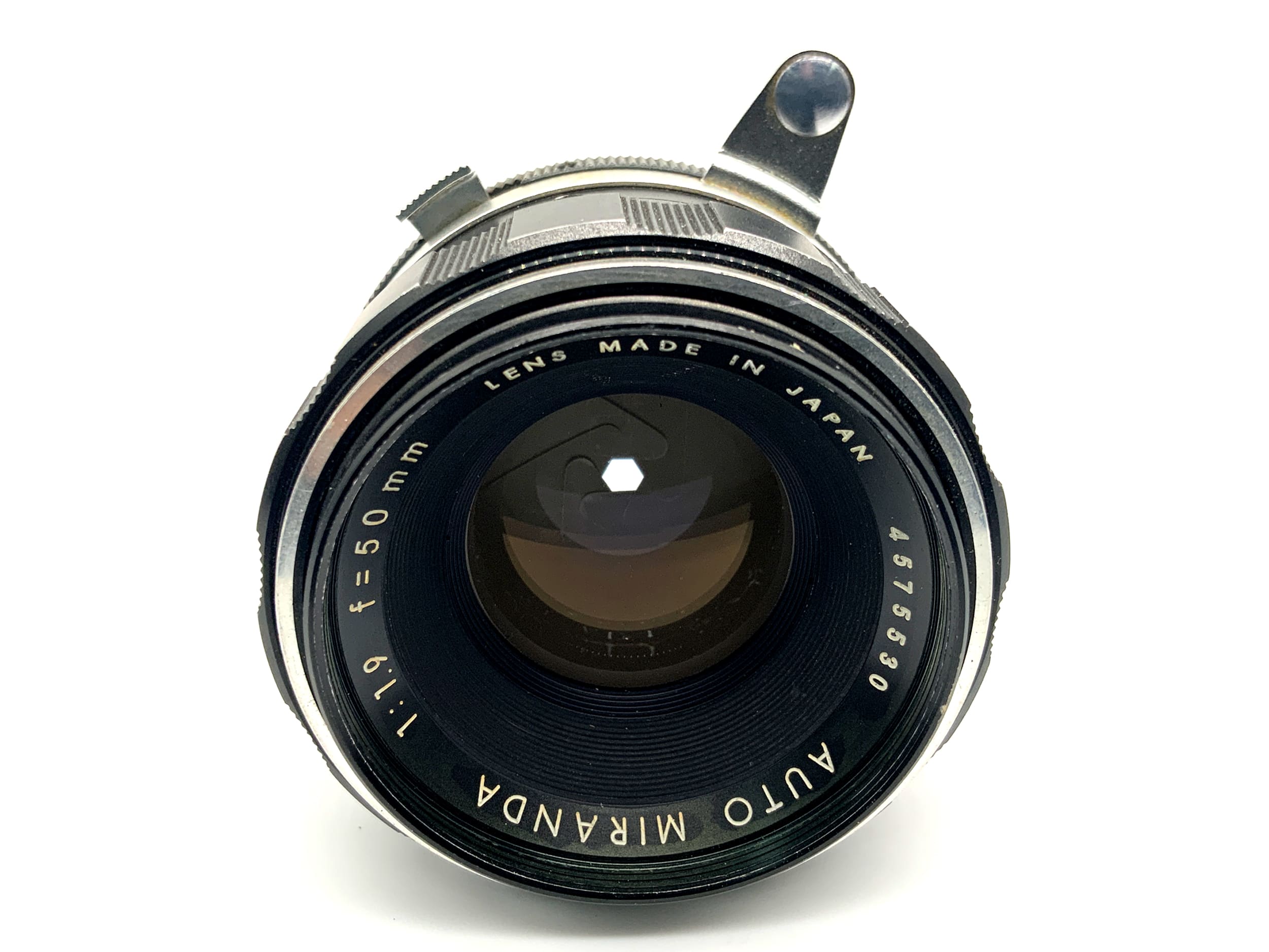 Miranda Auto 50mm 1:1.9 Objektiv Festbrennweite (Miranda mount) Nebel!