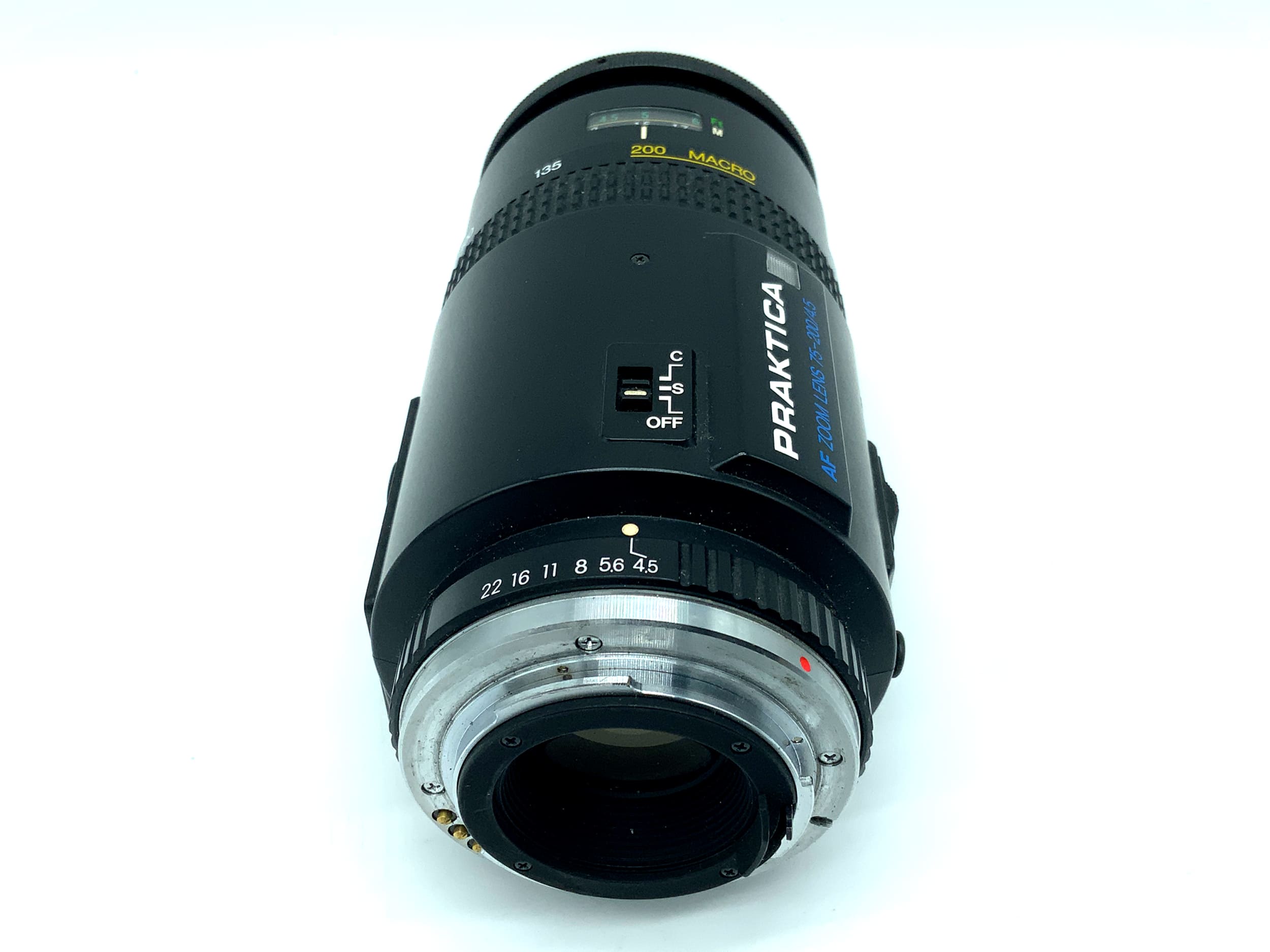 Pentacon 75-200mm 1:4.5 Objektiv Prakticar AF PB Autofokus (Praktica B)