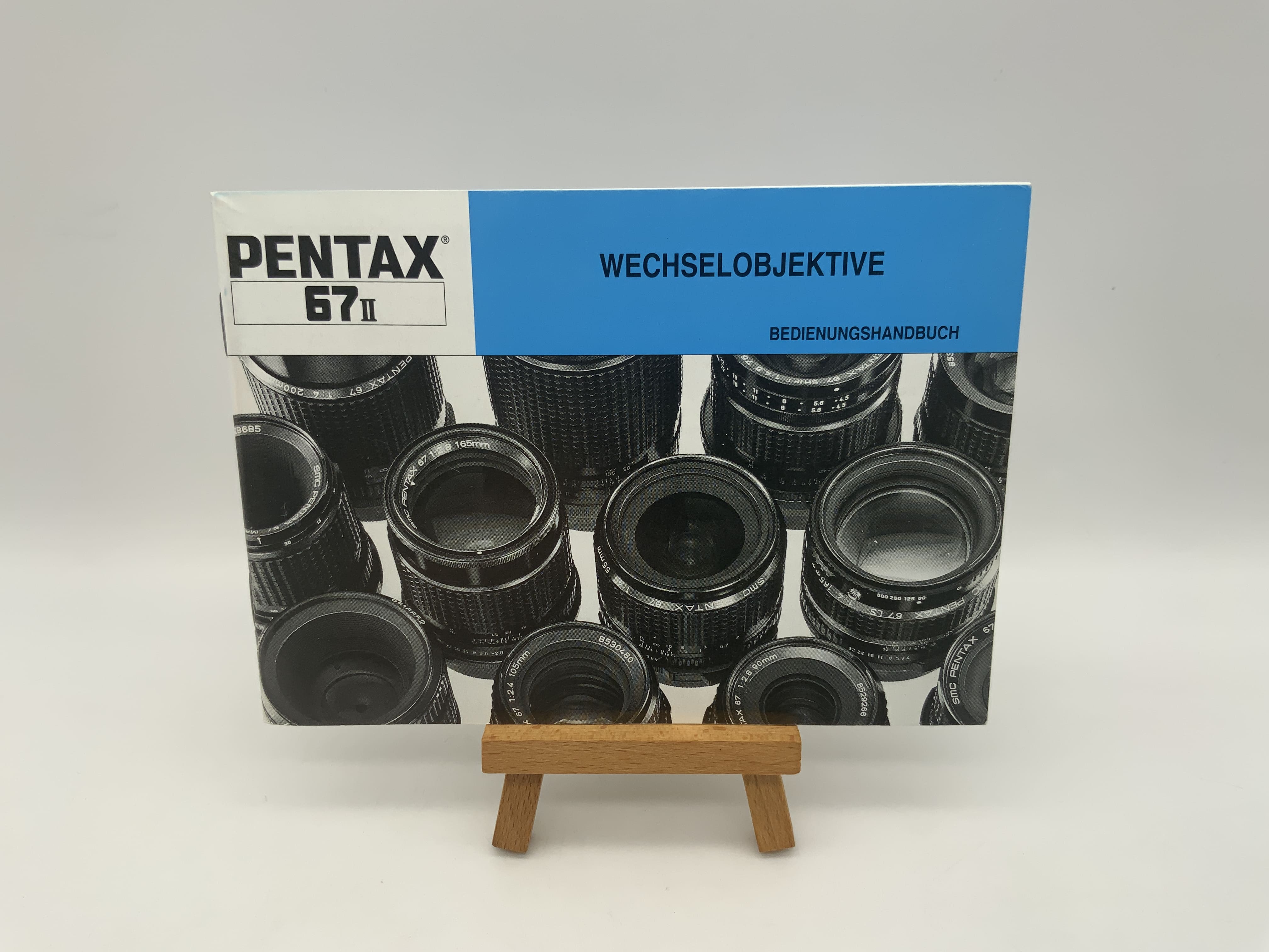 Pentax Wechselobjekitve 67 II Gebrauchsanweisung Bedienungsanleitung Deutsch