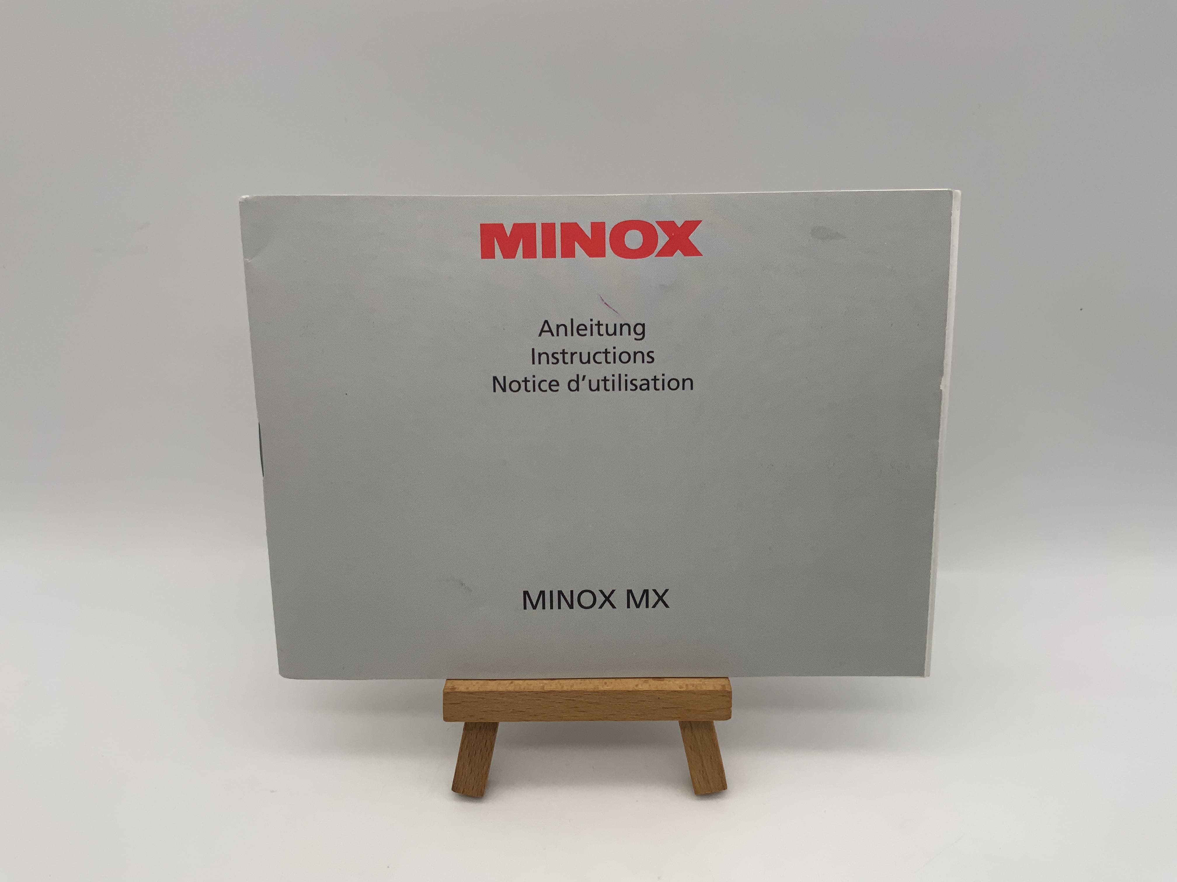 Minox MX Gebrauchsanweisung Manual Bedienungsanleitung Deutsch