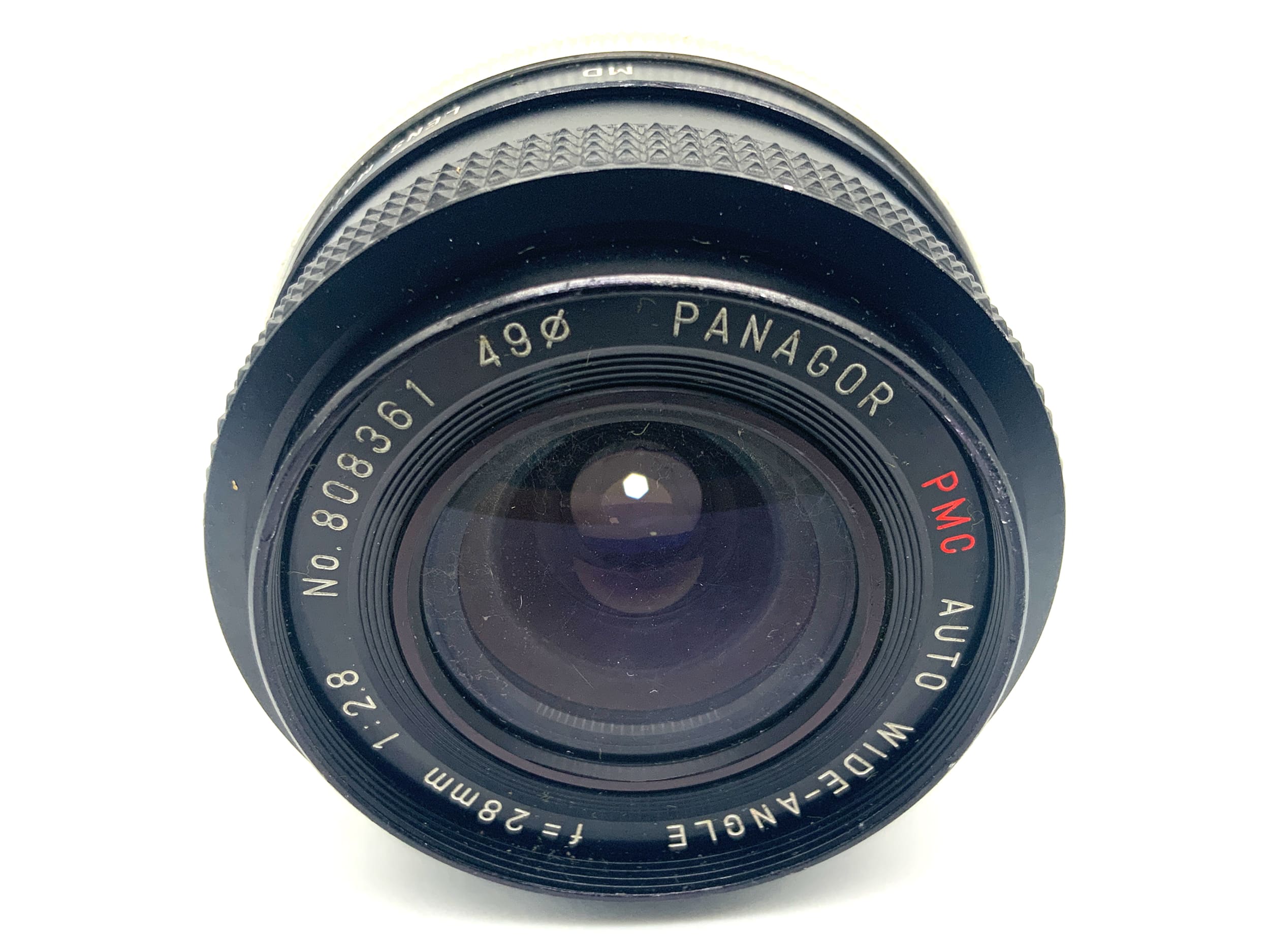 Panagor PMC Auto Wide Angle 28mm 1:2.8 Festbrennweite (Minolta MD) Pilz!