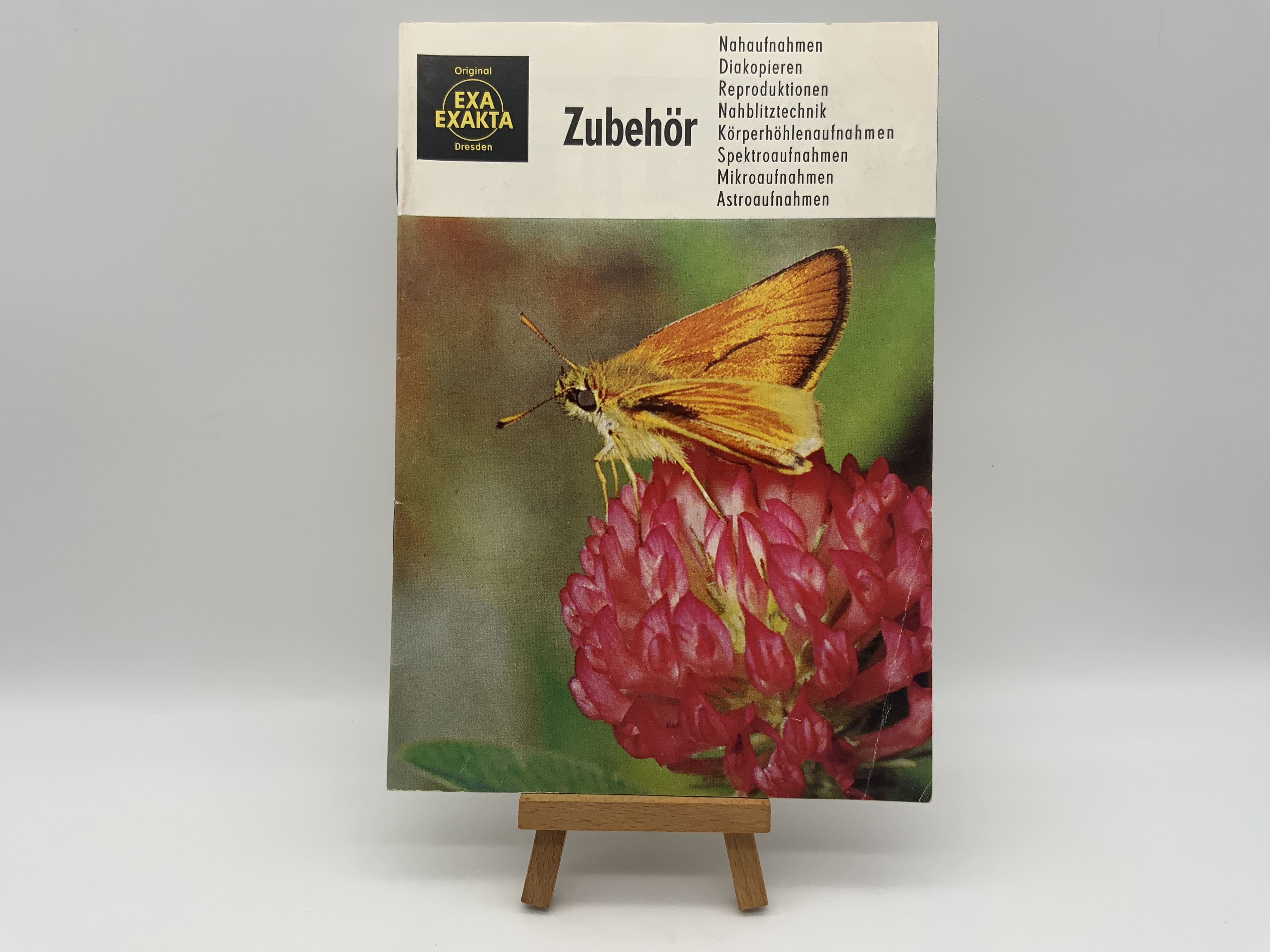 Exakta Nahaufnahmen Zubehör Diakopieren Prospekt Magazin Zeitschrift Deutsch