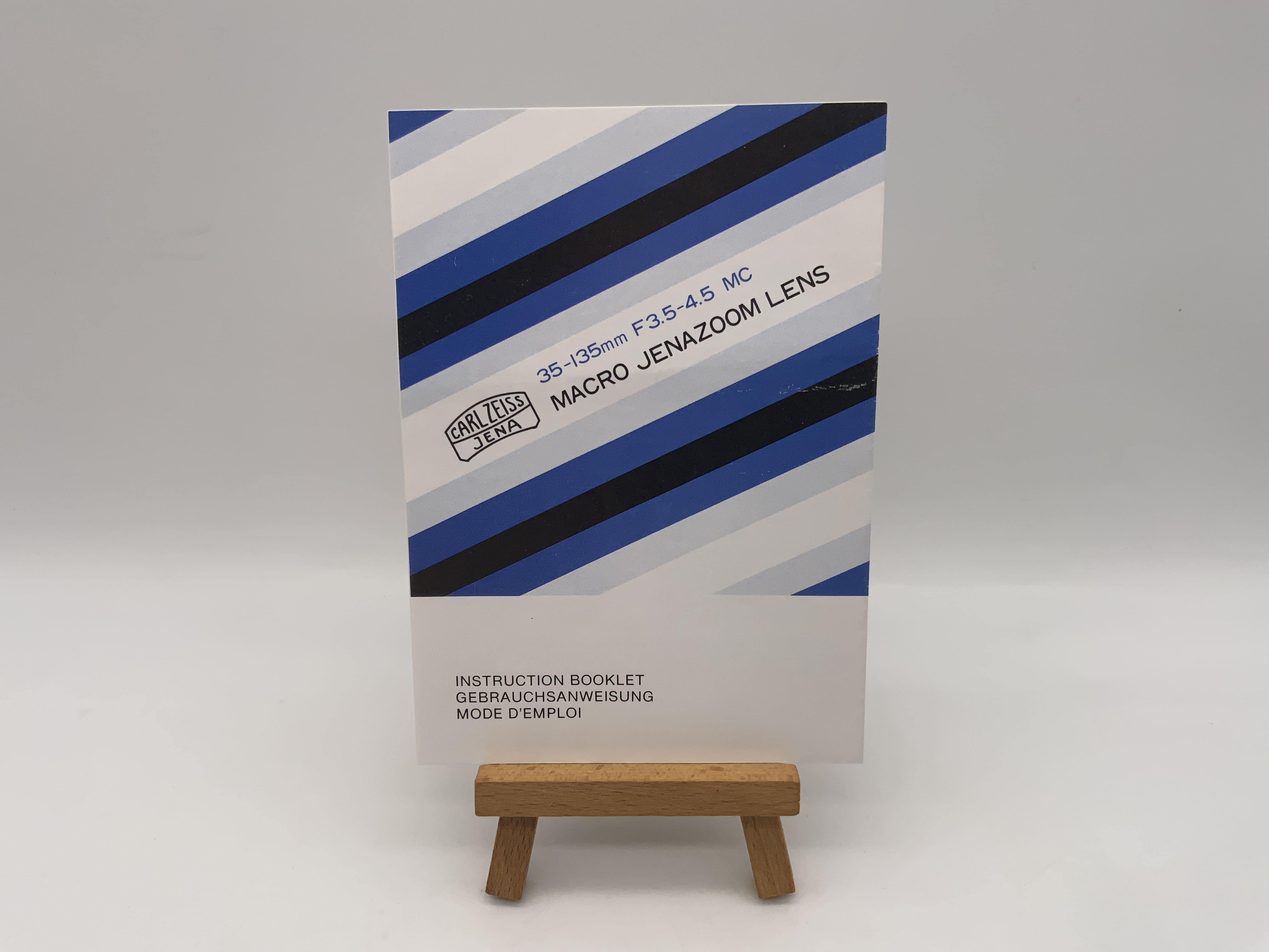 Carl Zeiss Macro Jenazoom 35-135mm F3.5-4.5 MC Bedienungsanleitung Deutsch