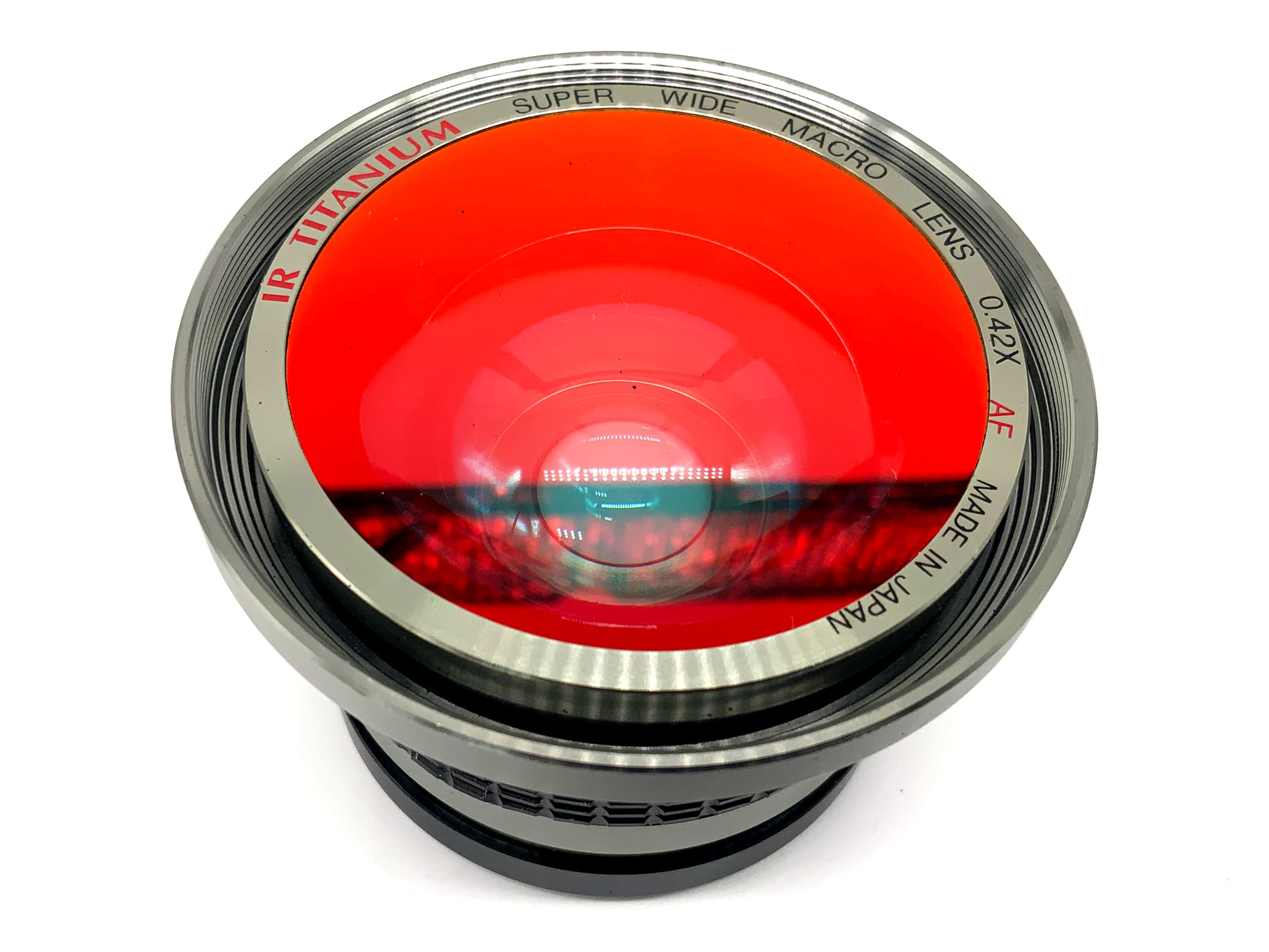 IR Titanium Super Wide Macro Lens AF Converter 0,42x extender (52mm)