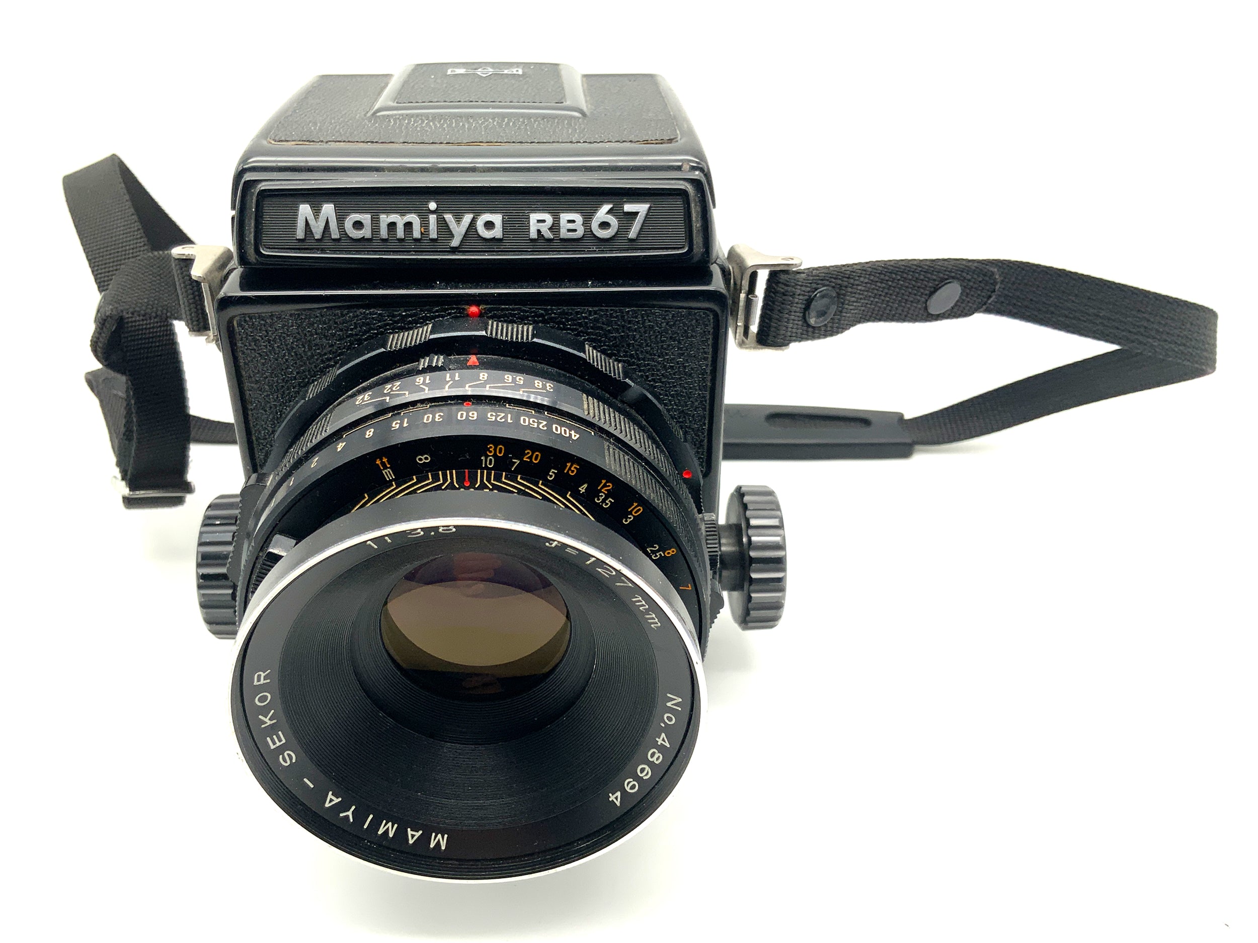 Mamiya RB67 Professional Mittelformatkamera mit Mamiya-Sekor 1:3.8 f=127mm