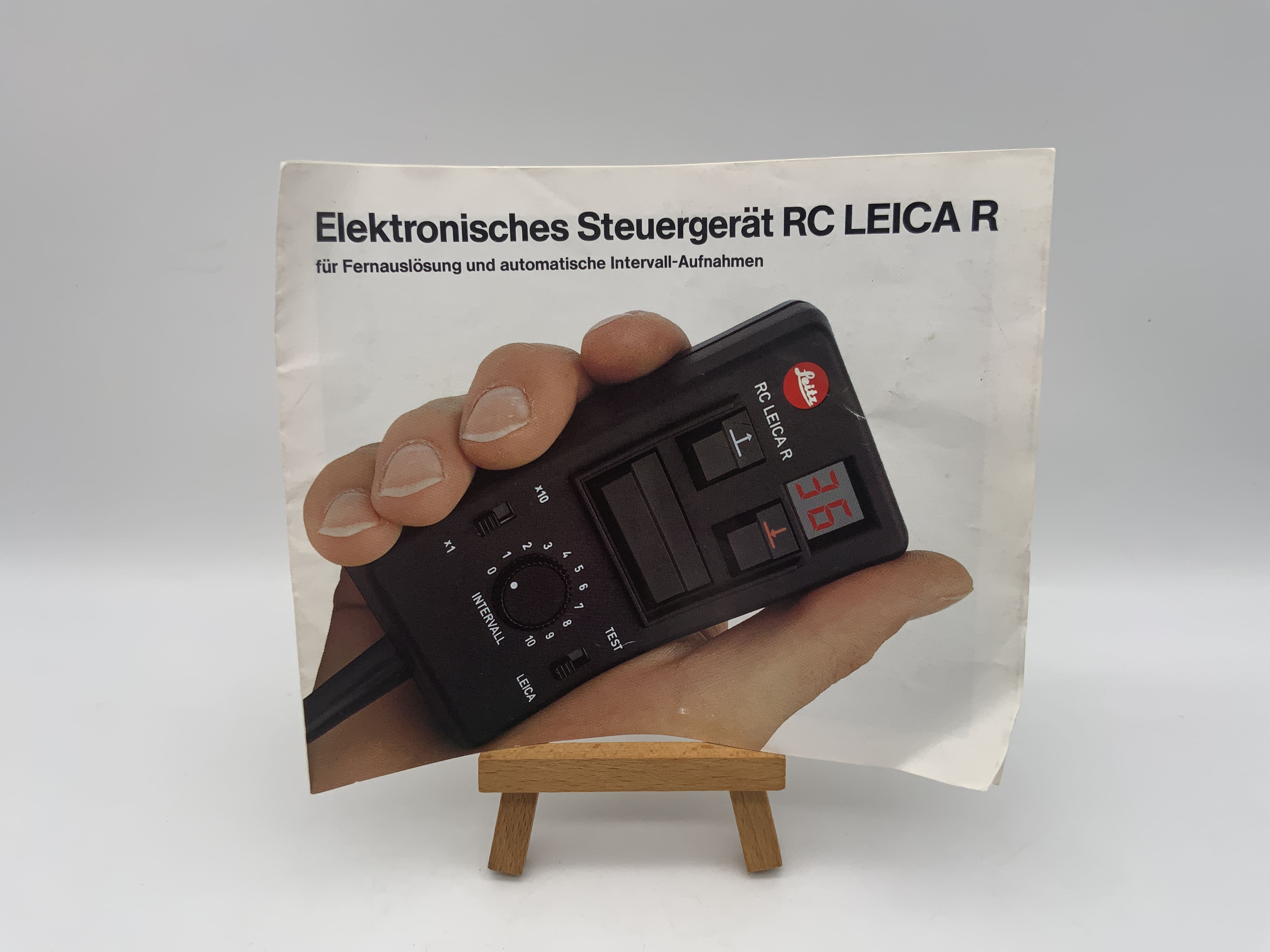 Leitz Elektronisches Steuergerät RC Leica R Leica Bedienungsanleitung Deutsch