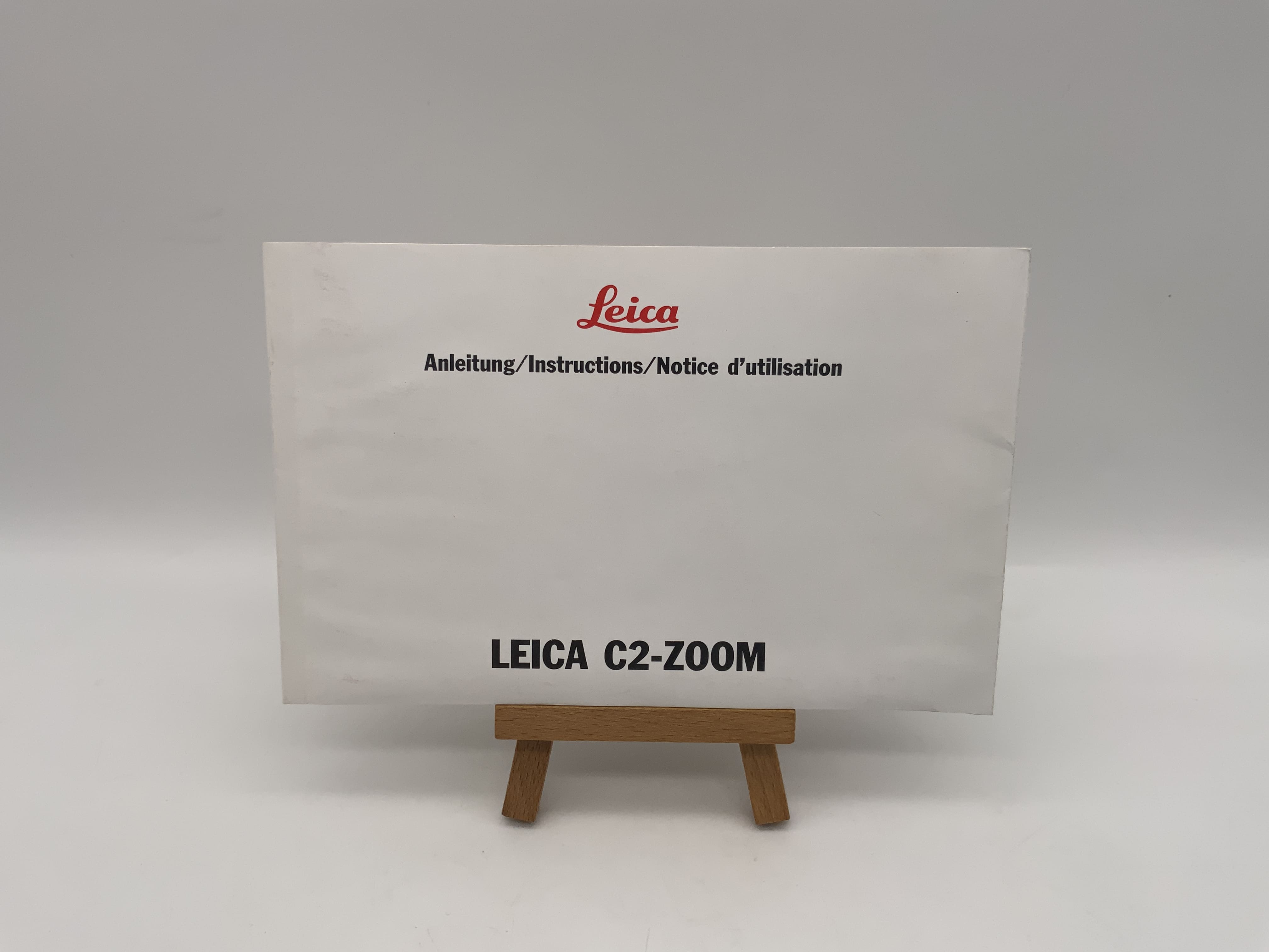 Leica C2-Zoom Gebrauchsanweisung Manual Bedienungsanleitung Deutsch